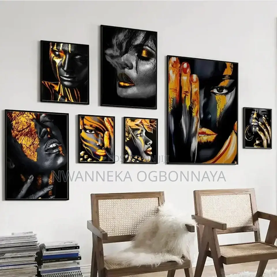 African Woman Canvas Painting