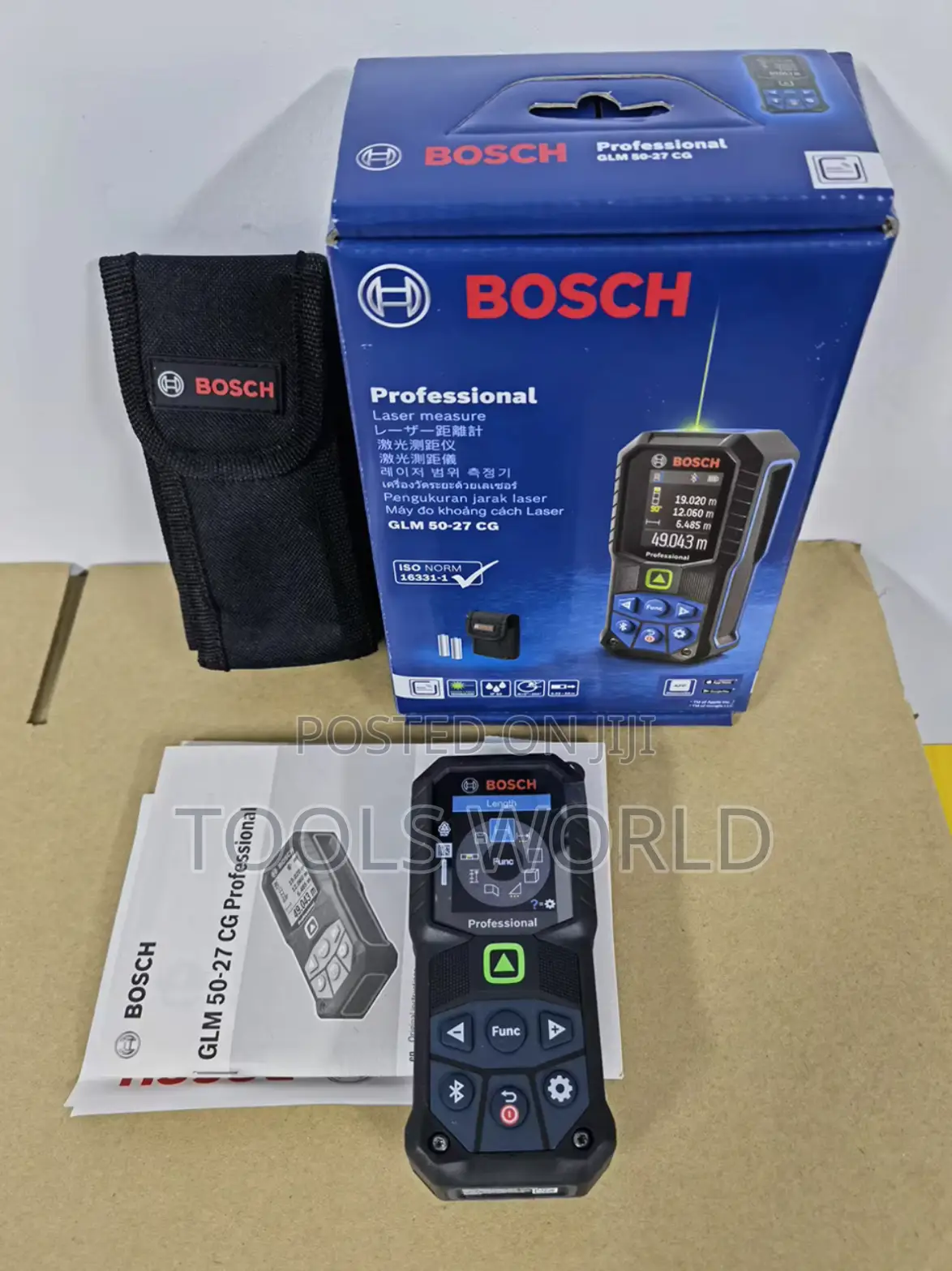 Bosch Professional Laser Measure Instrument GLM 50-27 CG 50M