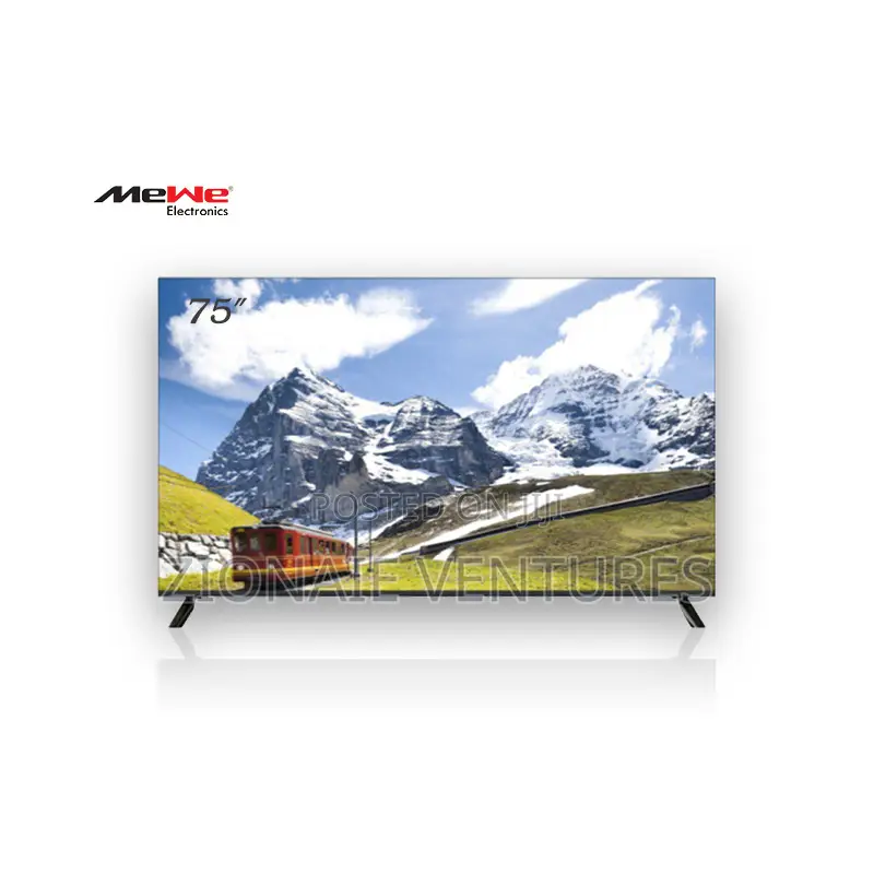 Mewe 32 Inches Television Double Glass Design