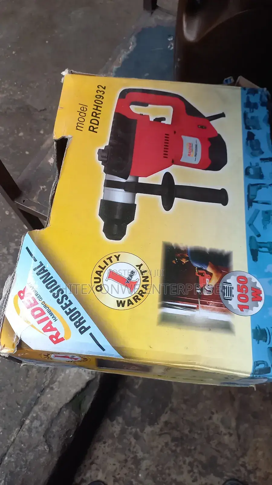 Raider Professional Heavy-Duty Concrete Drilling Machine