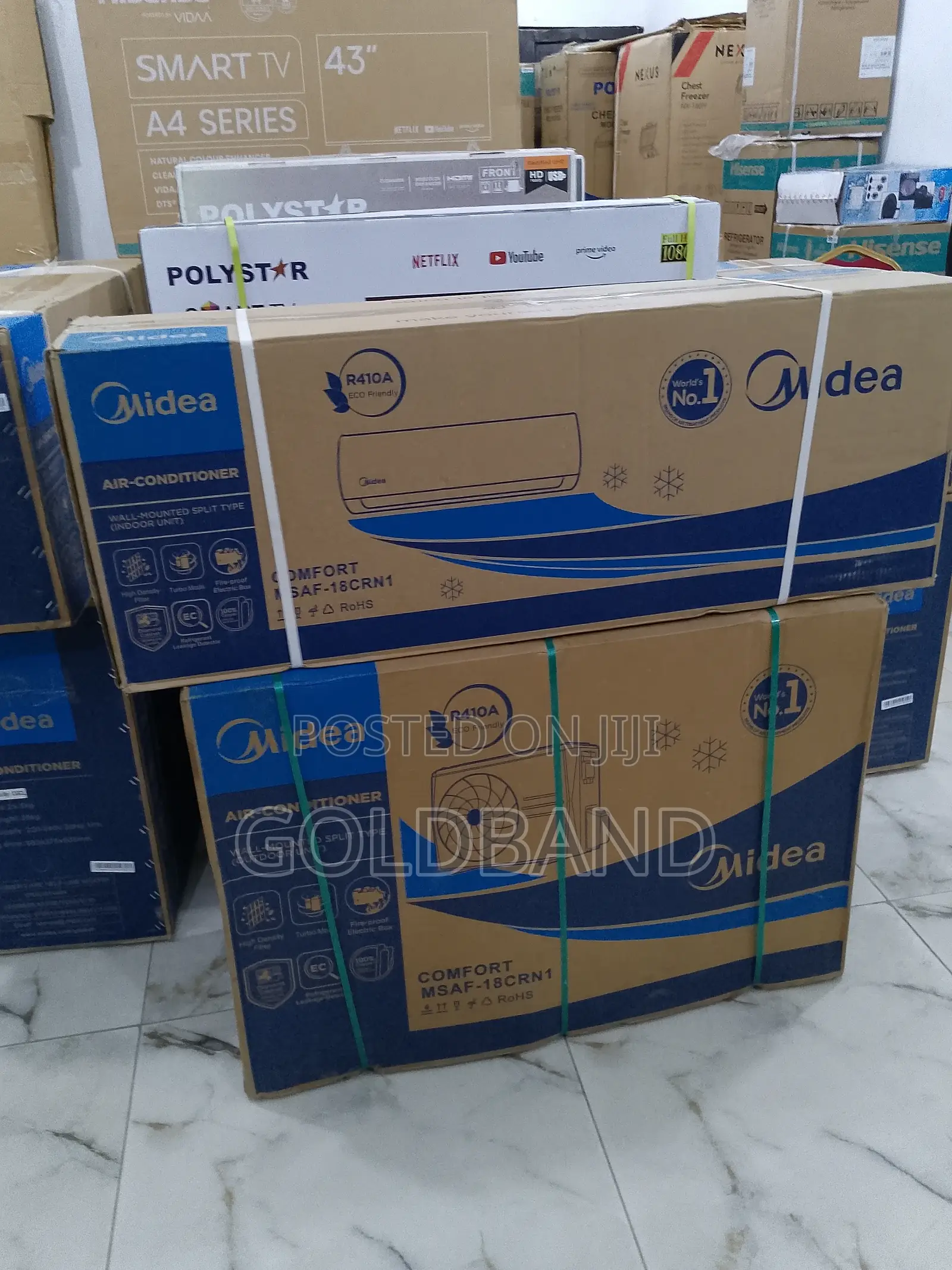 Highly Efficient 2hp Non Inverter Midea AC "MSAF-18CRN1"