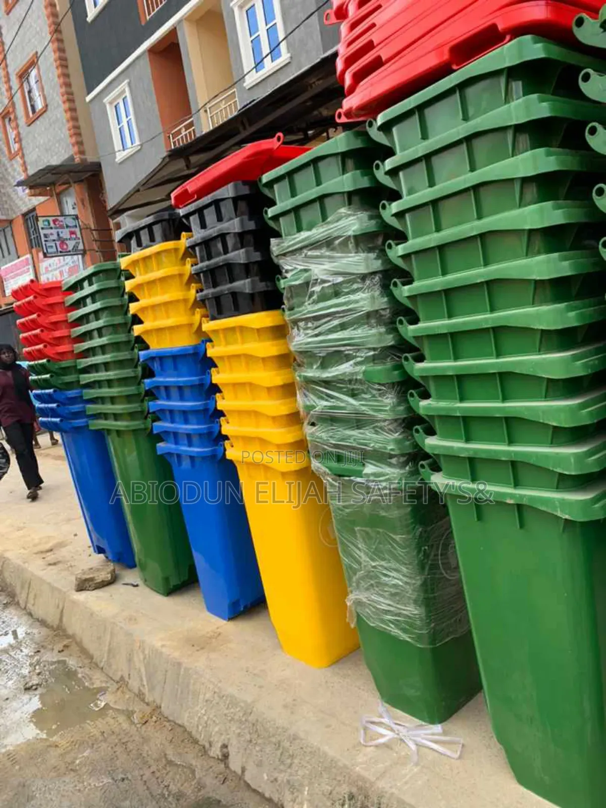 Wasted Bin Plastic Rubber 240l