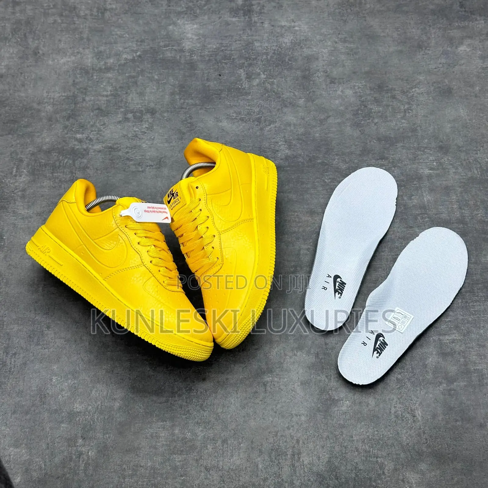 Nike Air Force 1 Low Waterproof University Yellow Sneakers