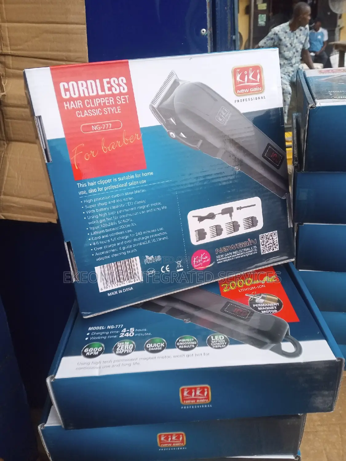 Digital Cordless Hair Clipper Set