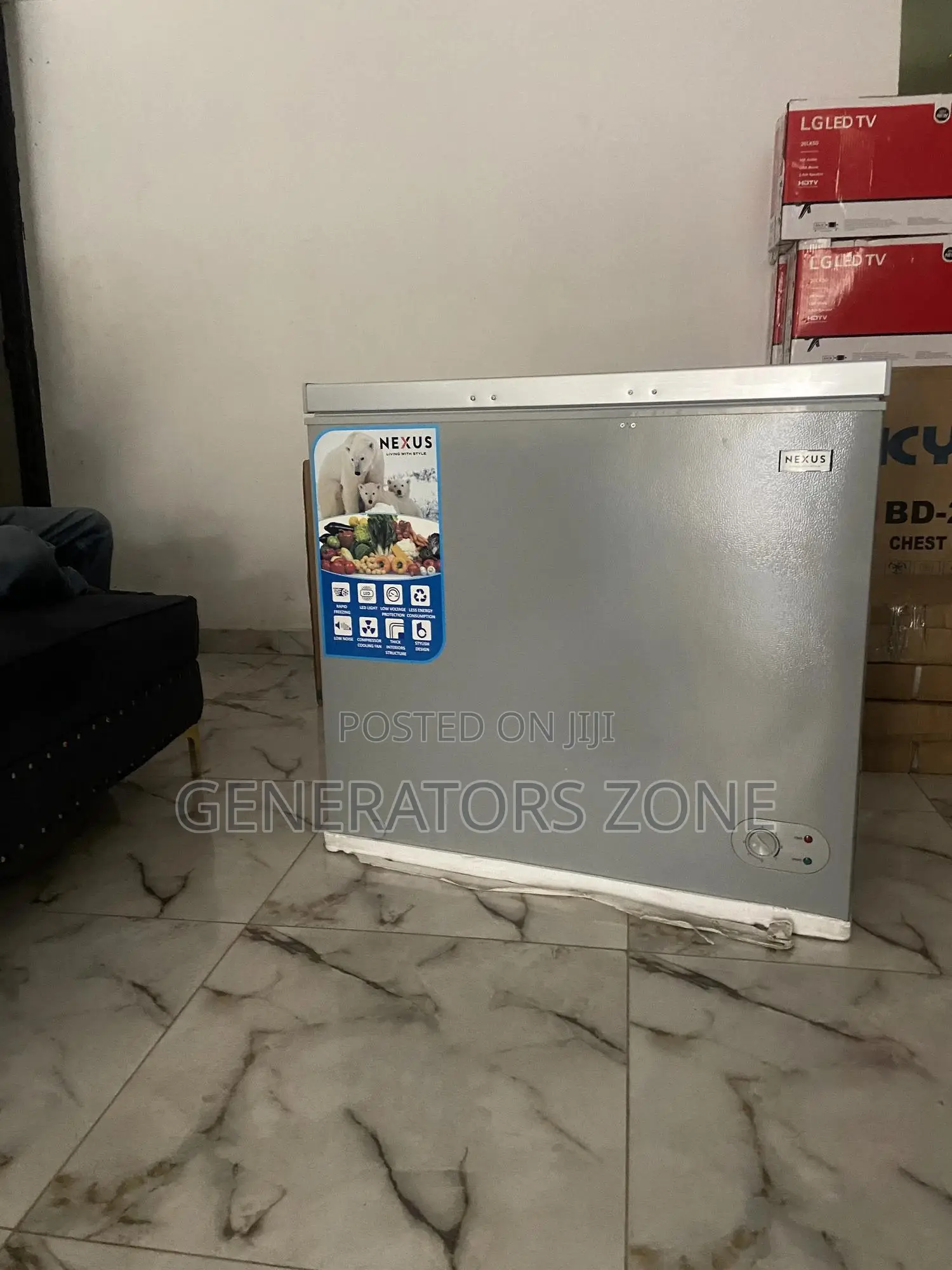 Nx-265g Nexus Chest Freezer Silver