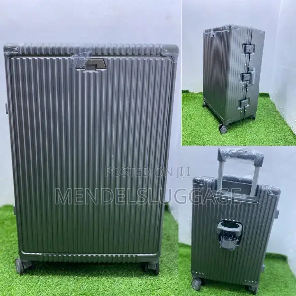 Silver Spinner Luggage