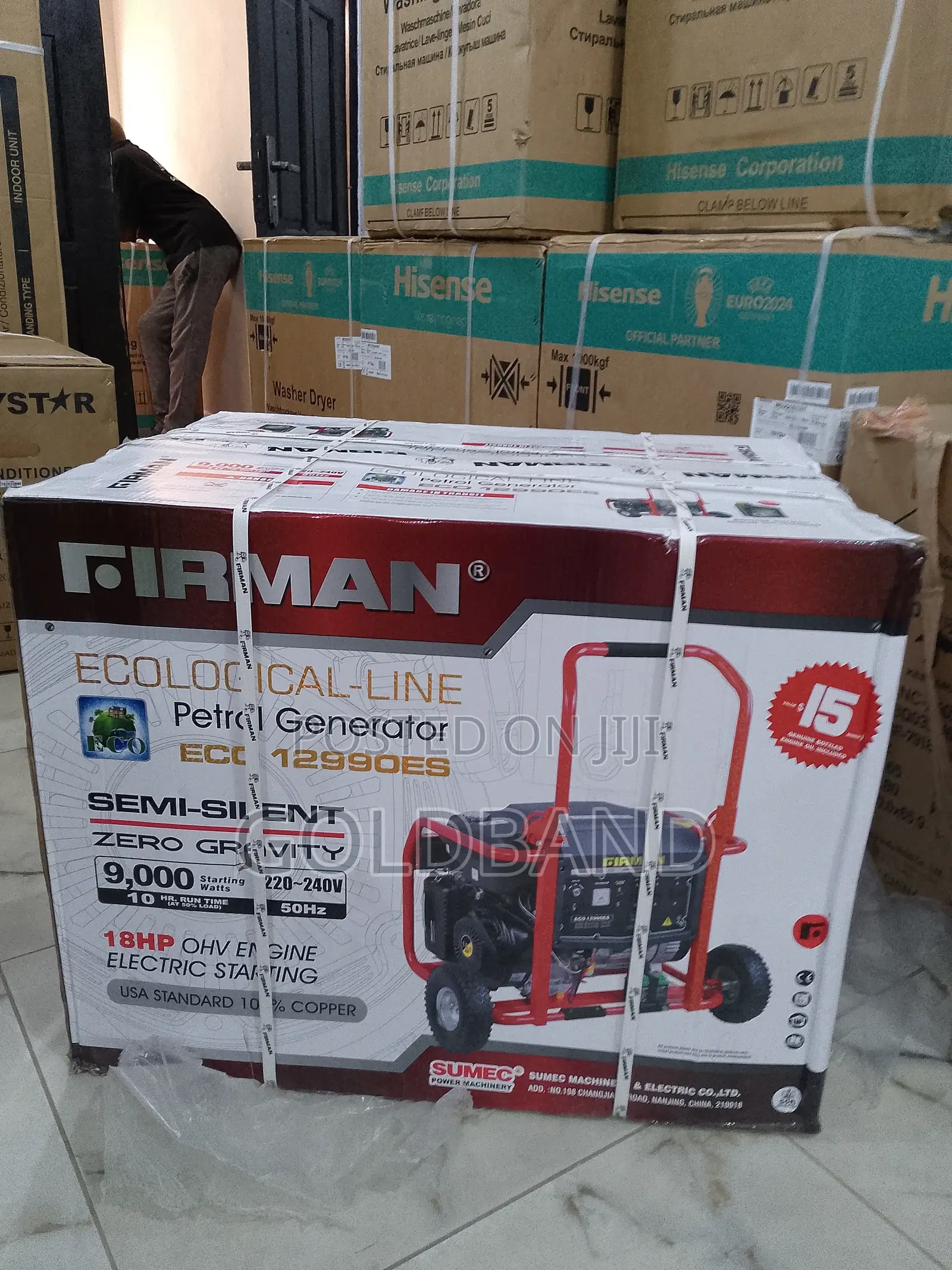 Newly Built Eco-12990es Firman Sumec Petrol Generator