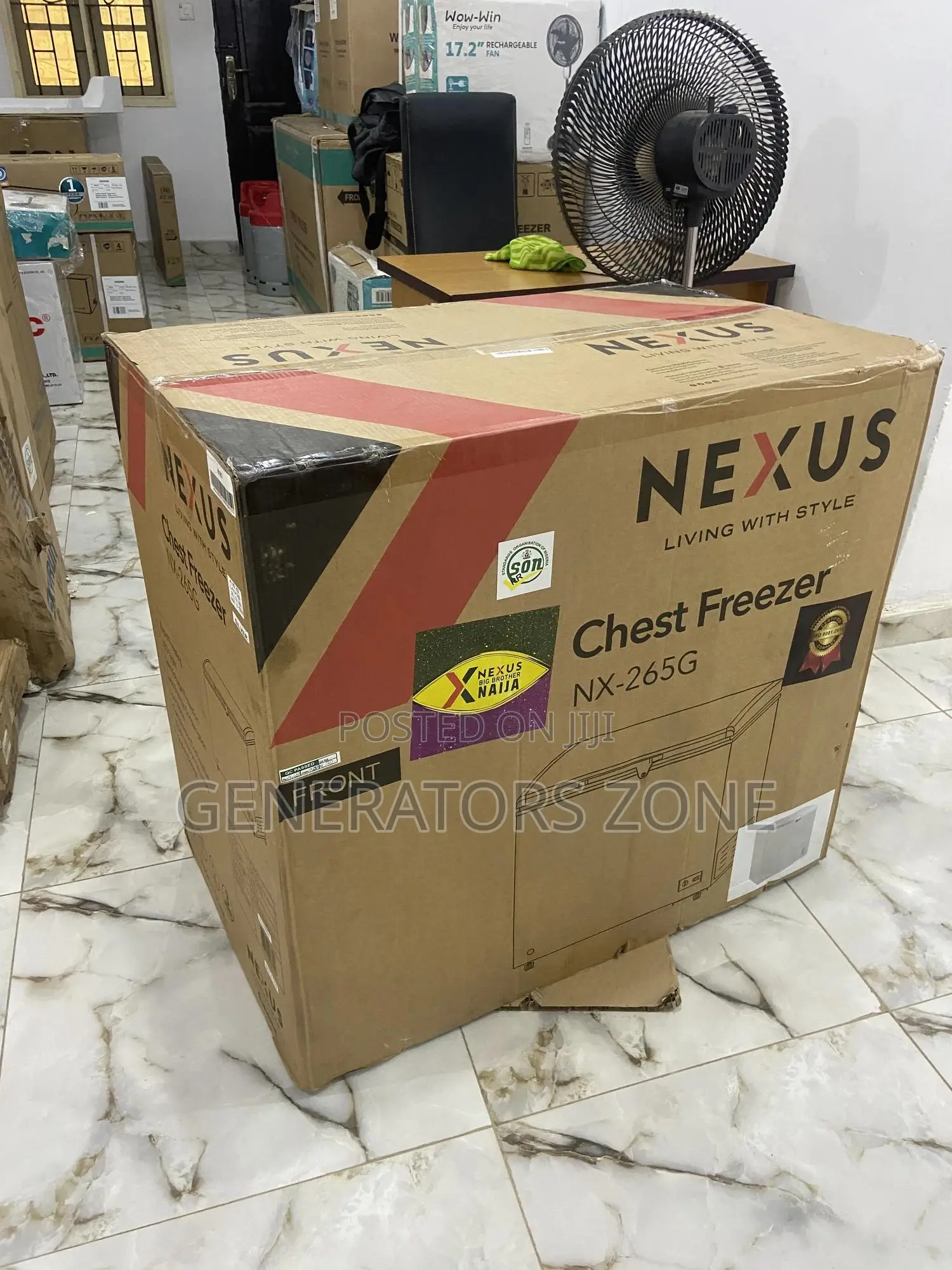 Nexus 200l/Nx-265g {Quiet Operation} Chest Freezer