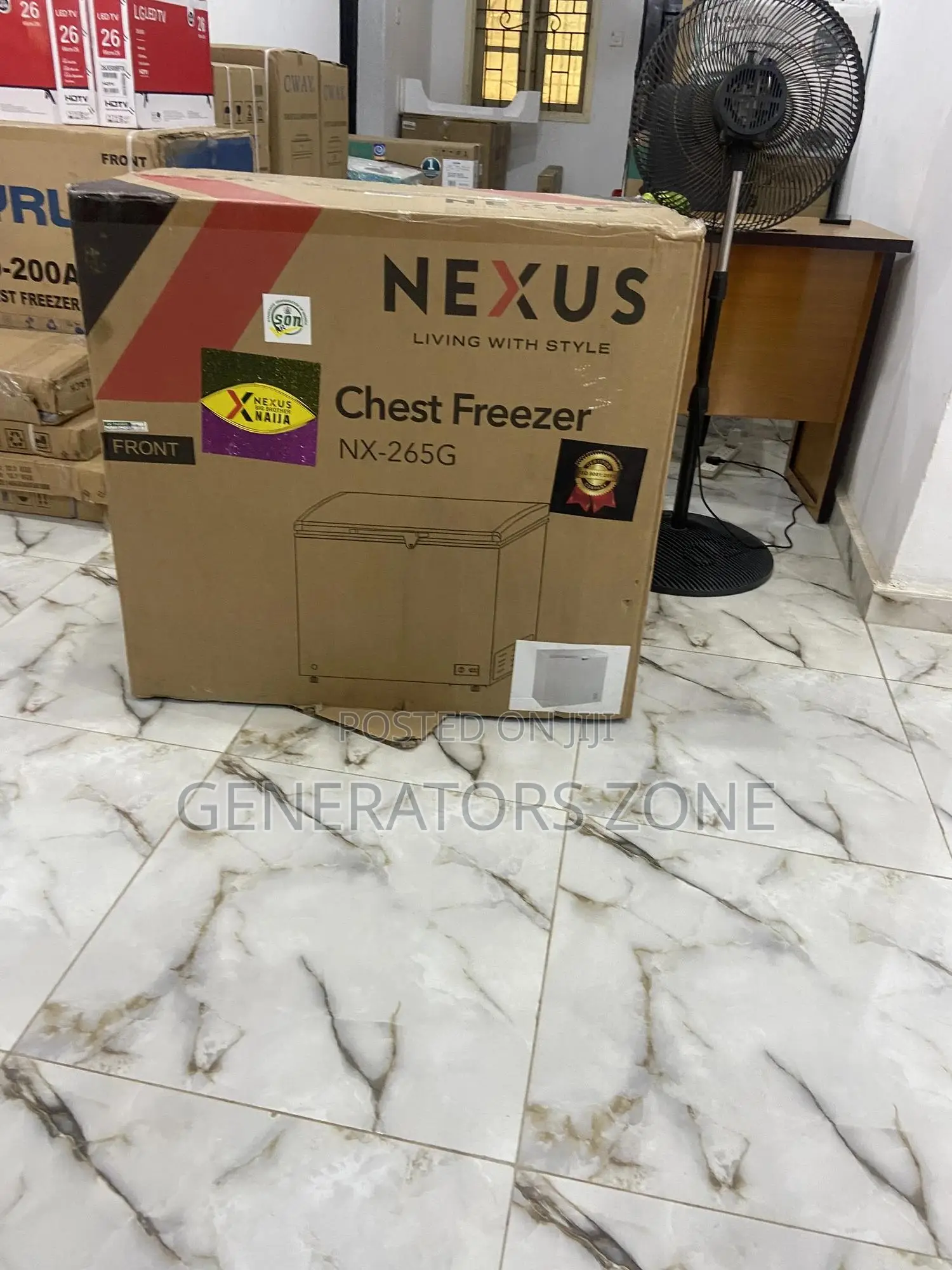 "Colour: Silver" Nexus 200L Chest Freezer/ Nx-265g