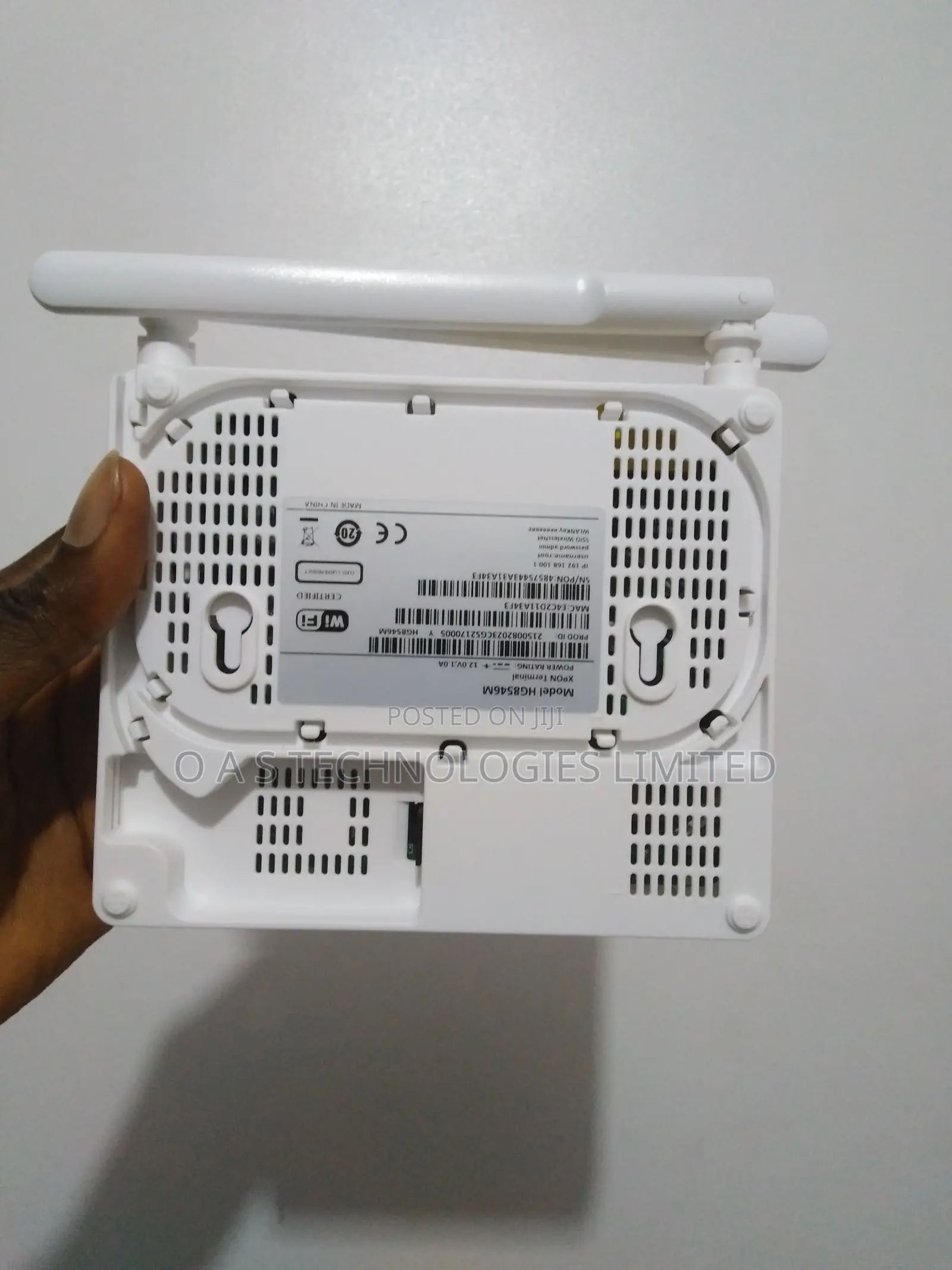 Huawei Fiber Optic Router(Singular Band) Hg8546m
