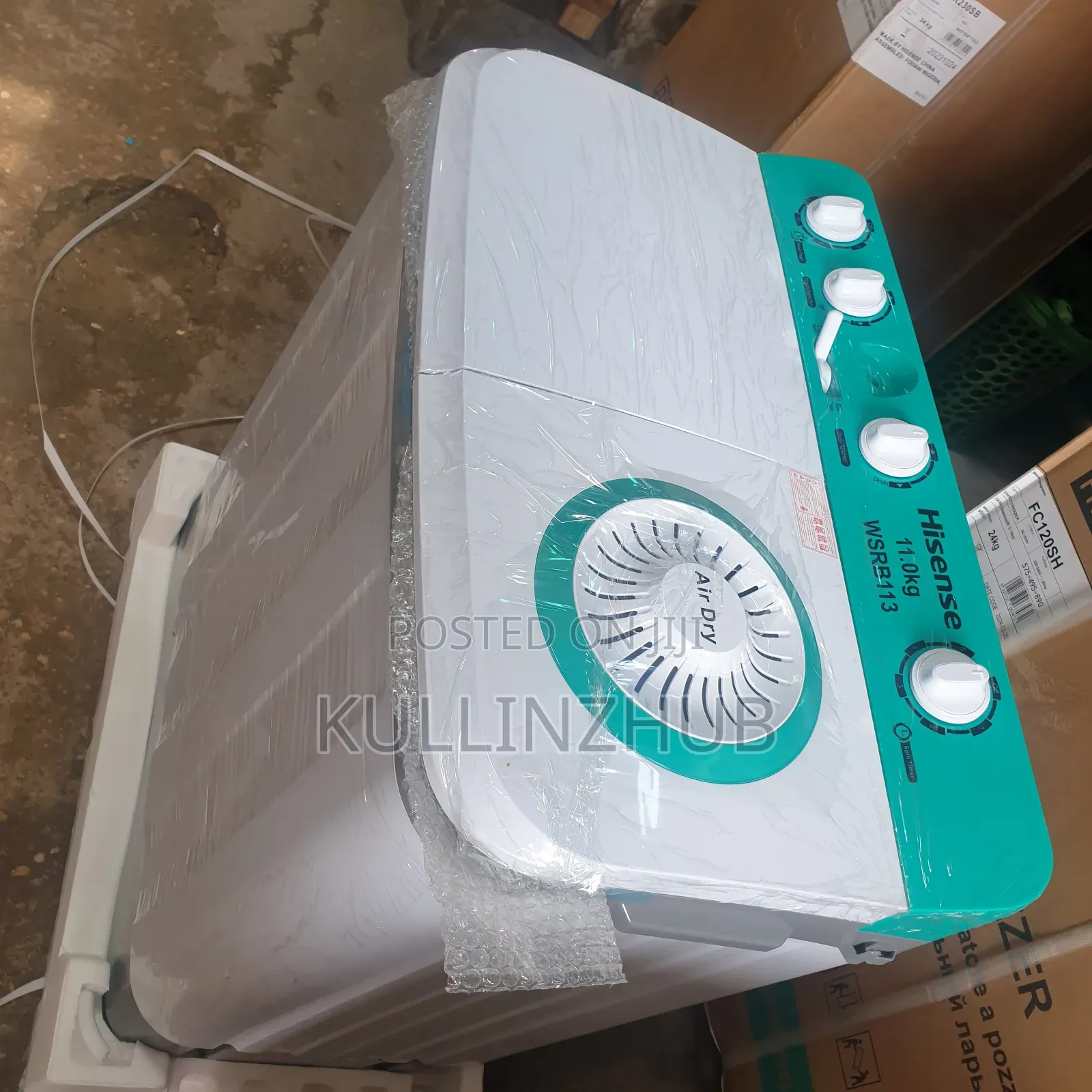 Hisense 11kg Twin Tub Top Loader Washing Machine - WSRB 113