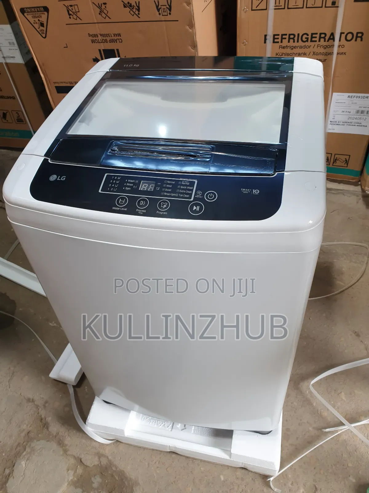 Lg 8kg Top Loader Automatic Smart Inverter Washing Machine