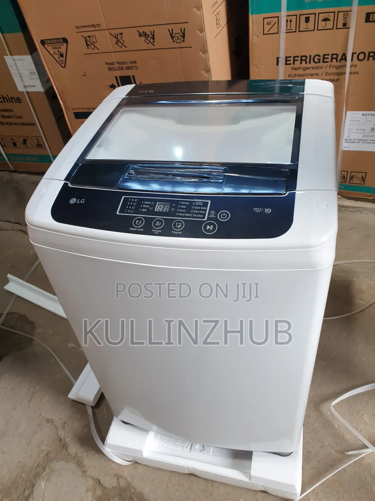 Lg 8kg Top Loader Automatic Smart Inverter Washing Machine