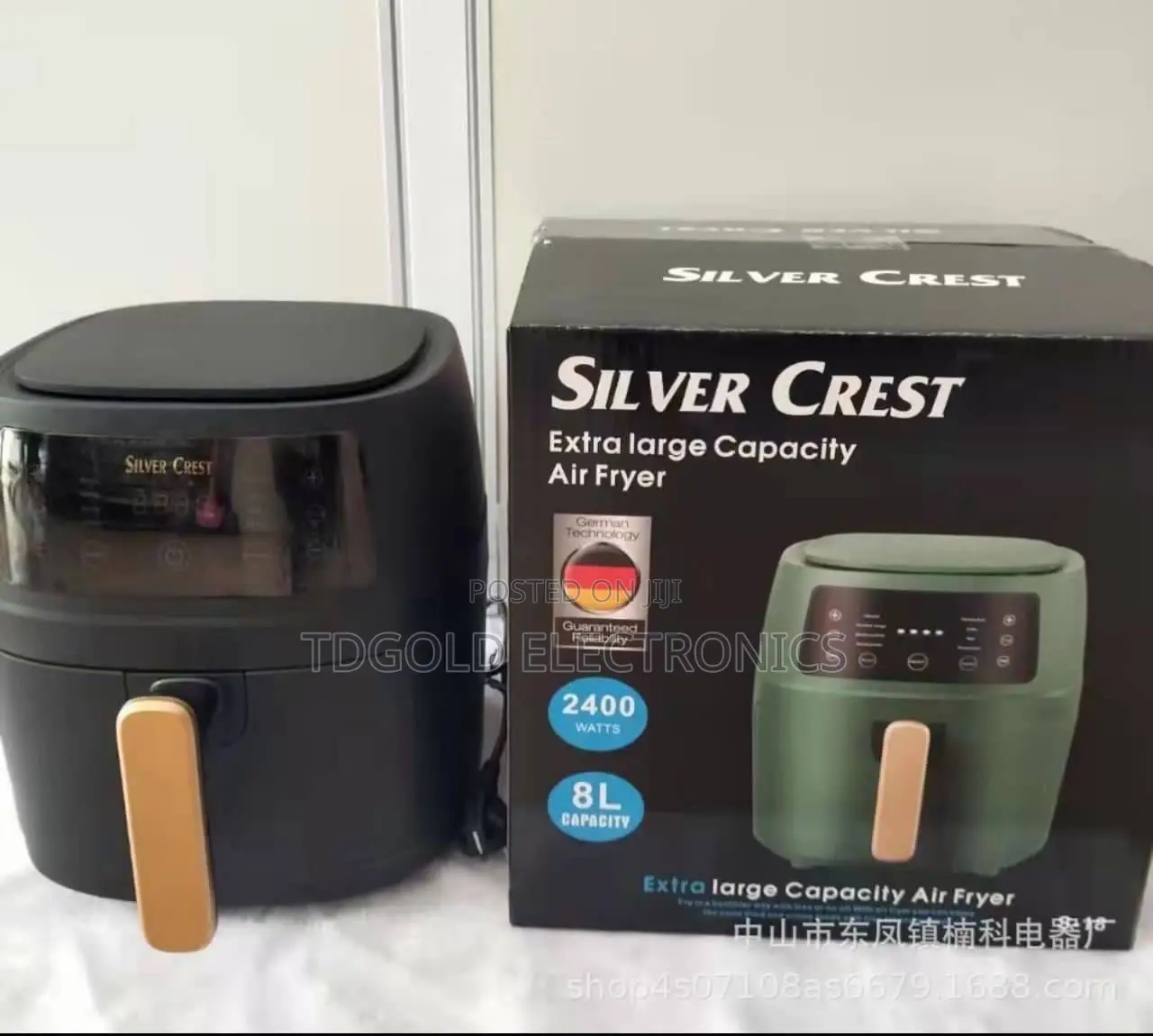 8L Digital Silver Crest Air Fryer!