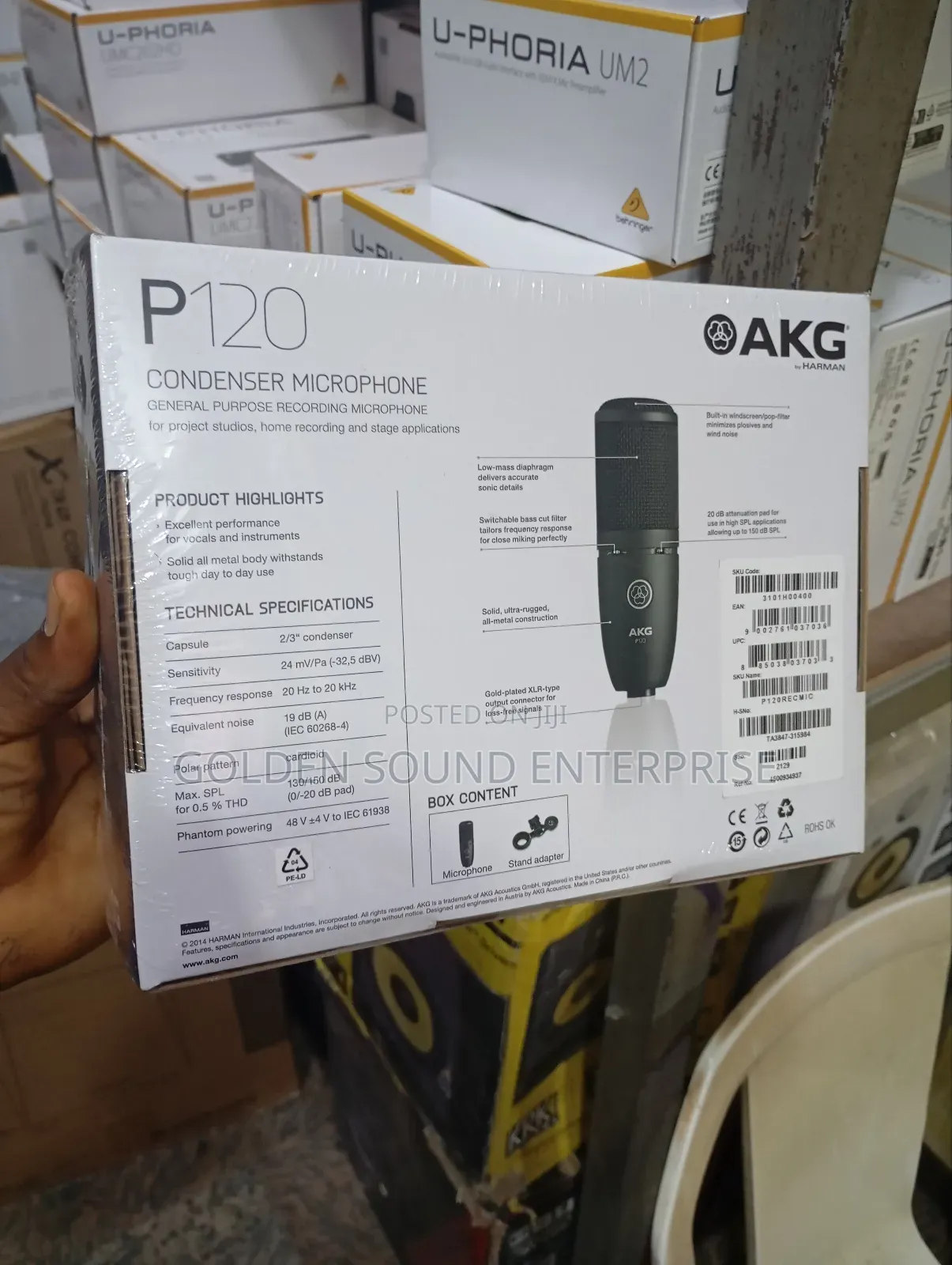 P 120 a K G Condenser Microphone