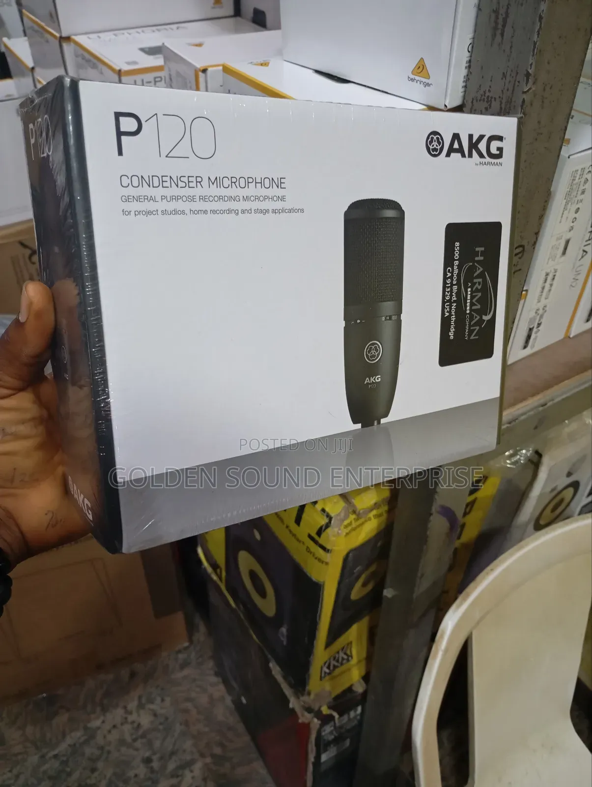 P 120 a K G Condenser Microphone
