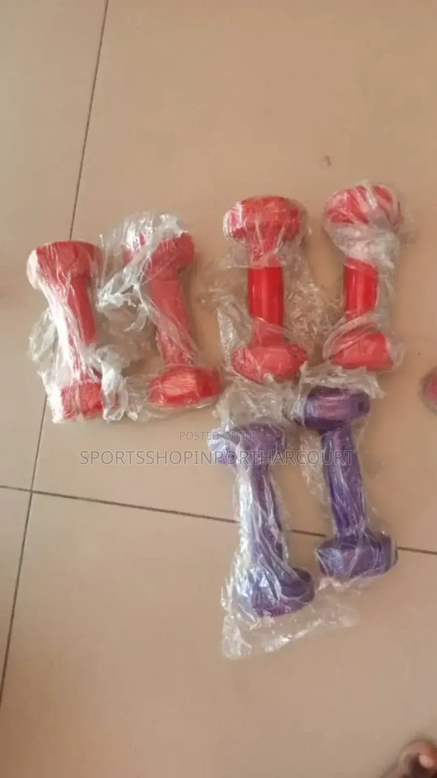 Iron Coated Dumbbells