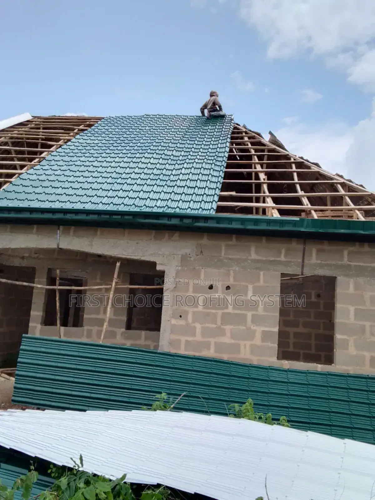 Steptiles Design Roofing Sheets Green