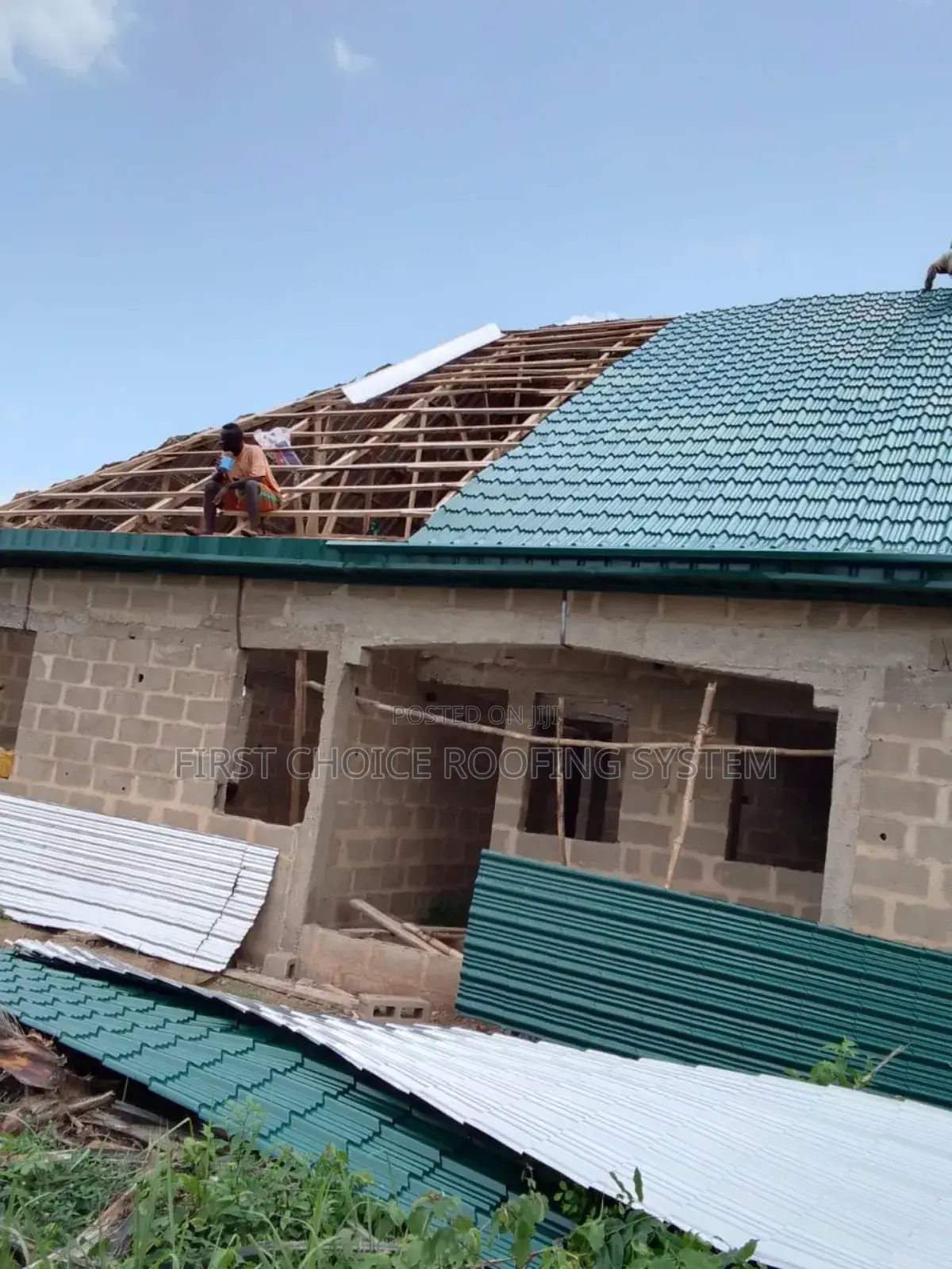 Steptiles Design Roofing Sheets Green