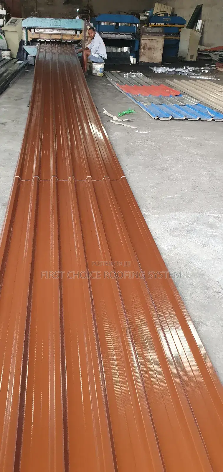 Oven Baked Aluminium Roofing Long Sparn Design