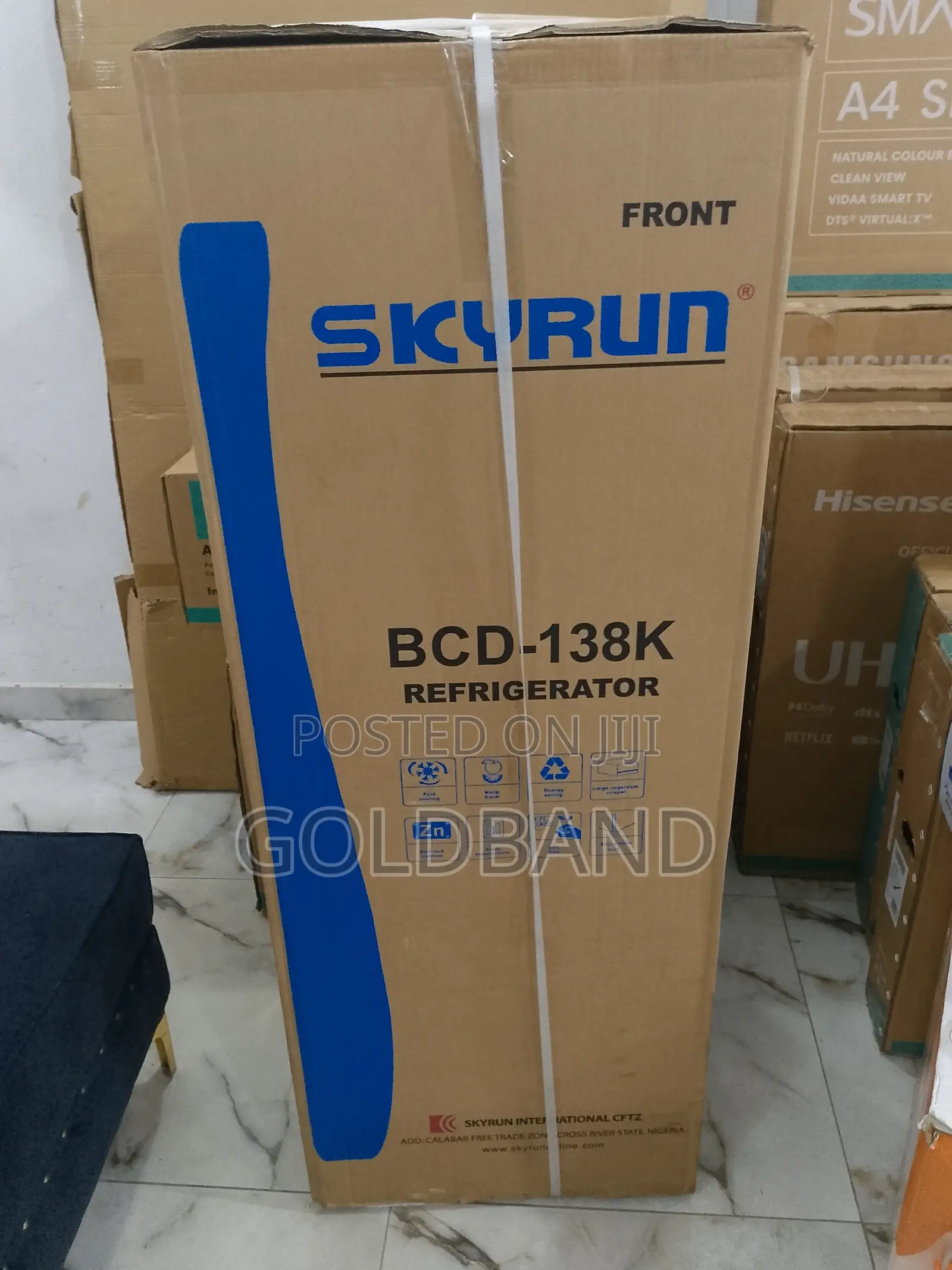 Super Quiet Skyrun BCD- Double Door Refrigerator