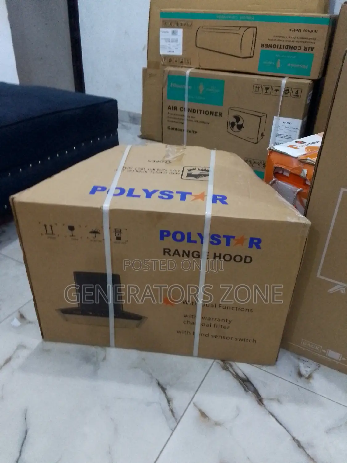 Brand New Polystar Range Hood 60cm ( Black)