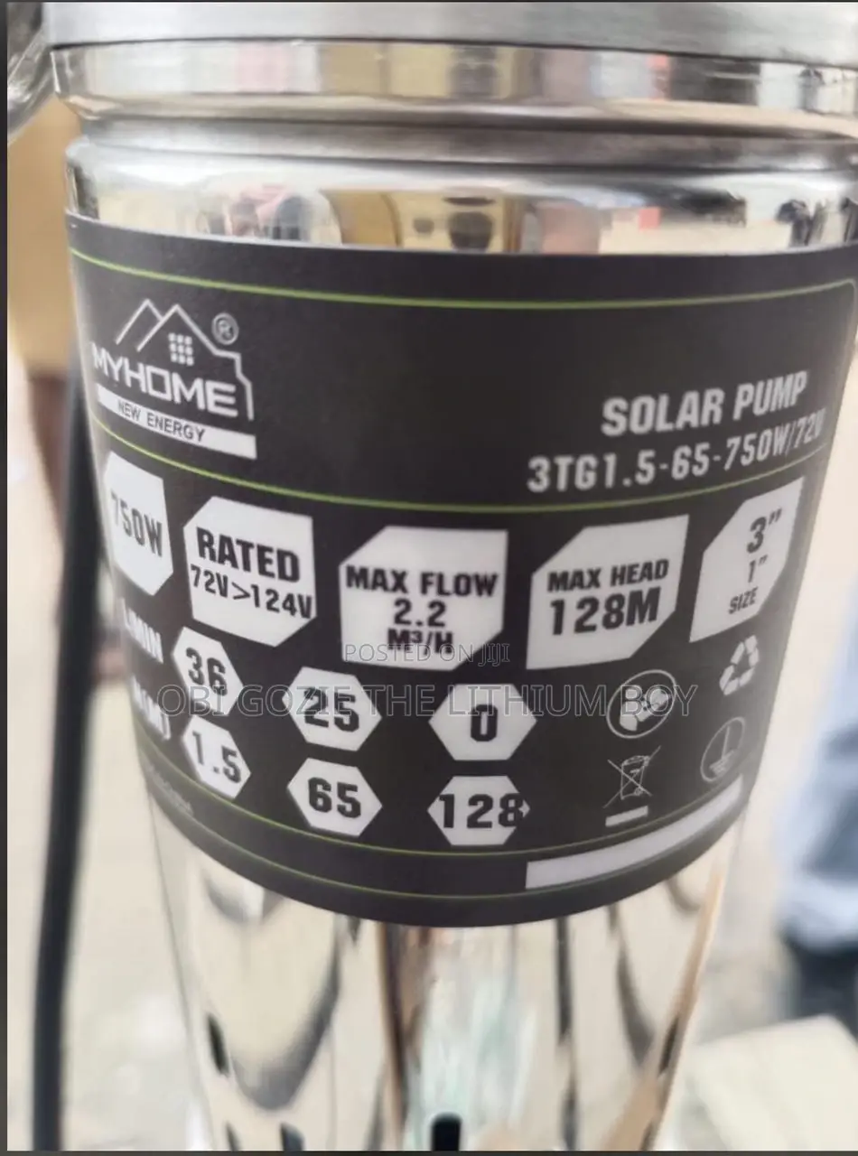 Myhome Solar Pump Made In Chine—0.75hp—2hp Acdc Available