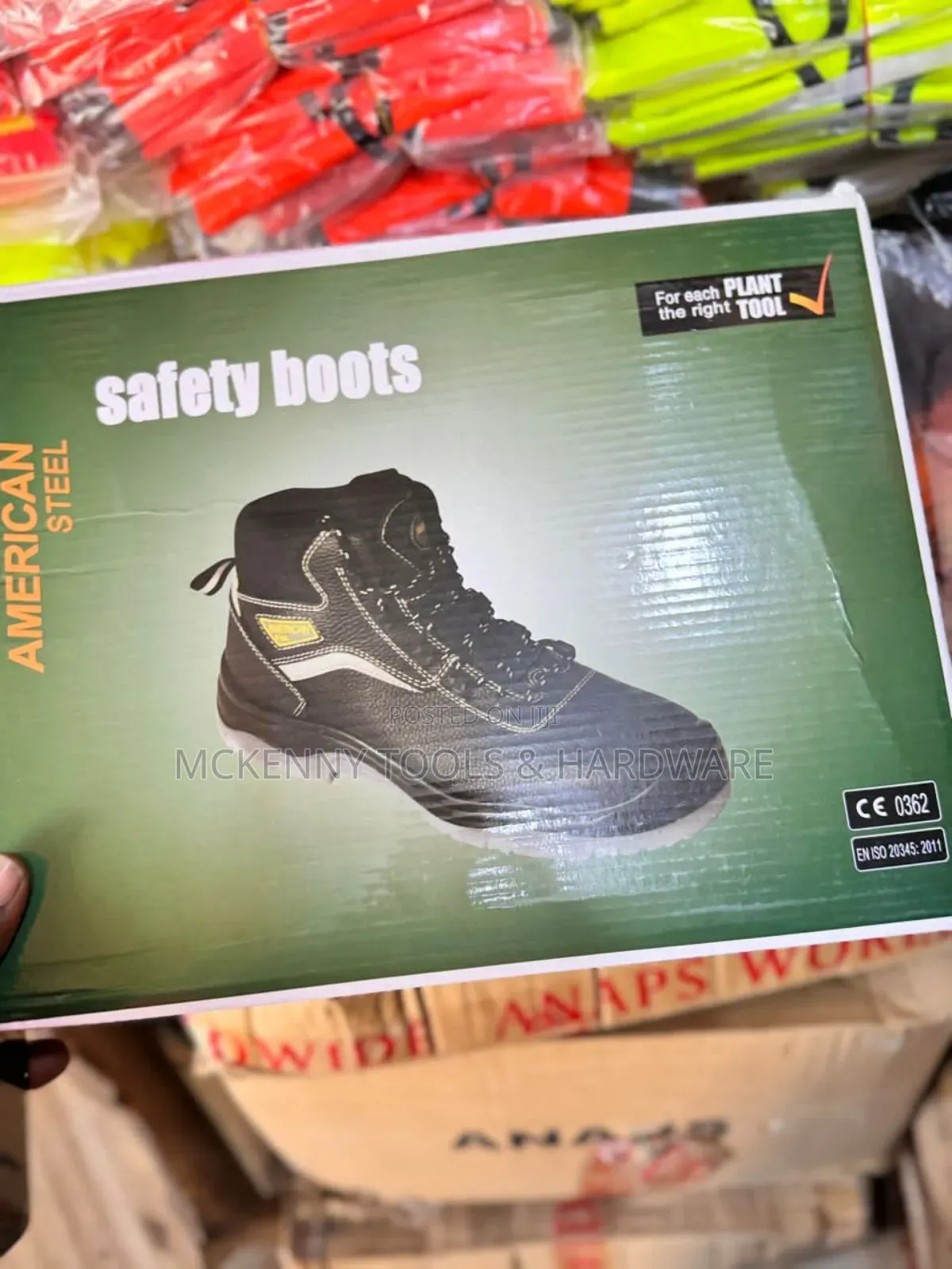 American Steel Oil-resistant And Anti-static Safety Boot