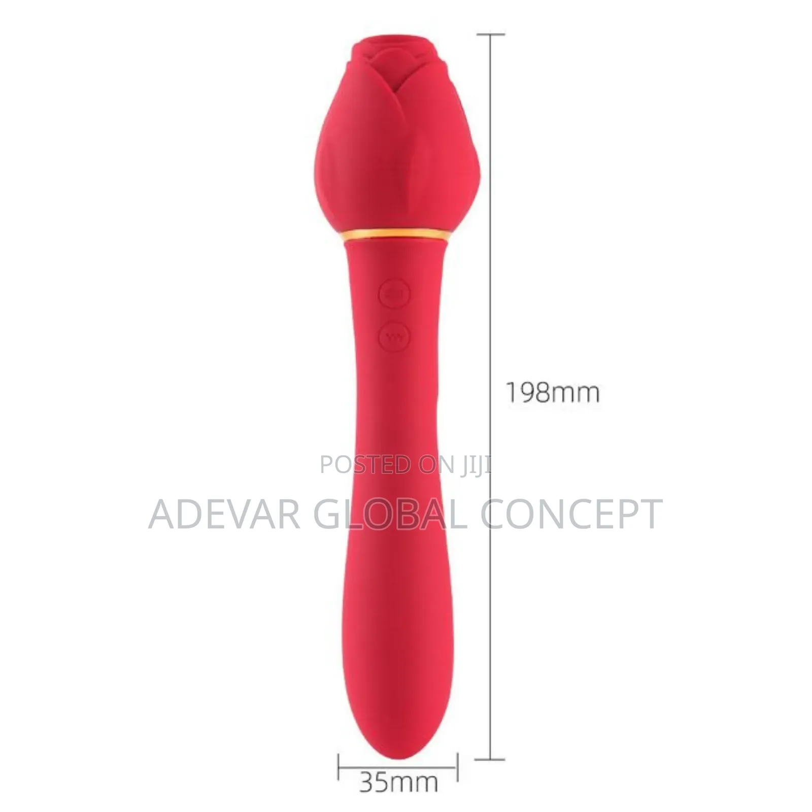 2in1 Rose Suction Vibrator Female Clitoris Sucker Penis Toy