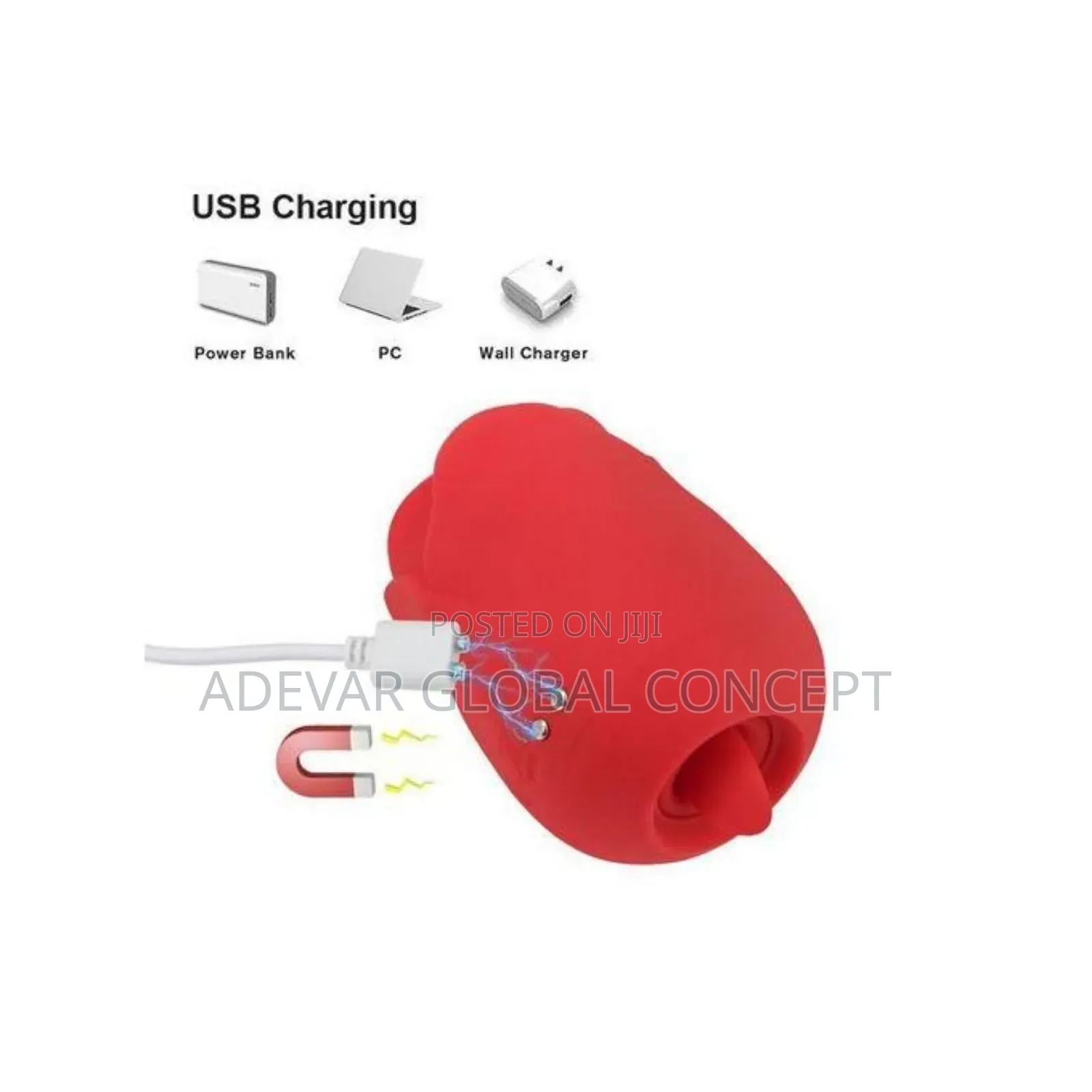 2 in 1 Rose Vibrating Tongue Licking Vagina Clit Sucker Toys
