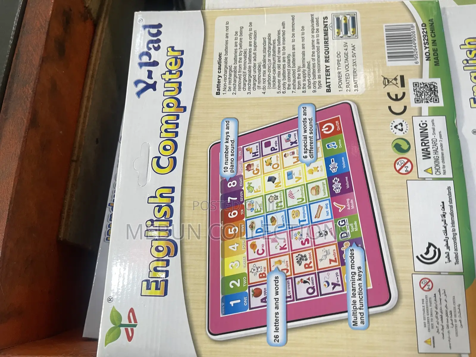 Y-Pad Educational English Pad for Kids