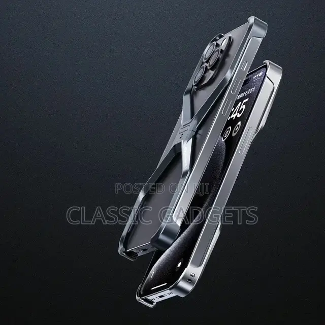 X Aluminum Alloy Rimless Phone Case For iPhone 16 Pro Max