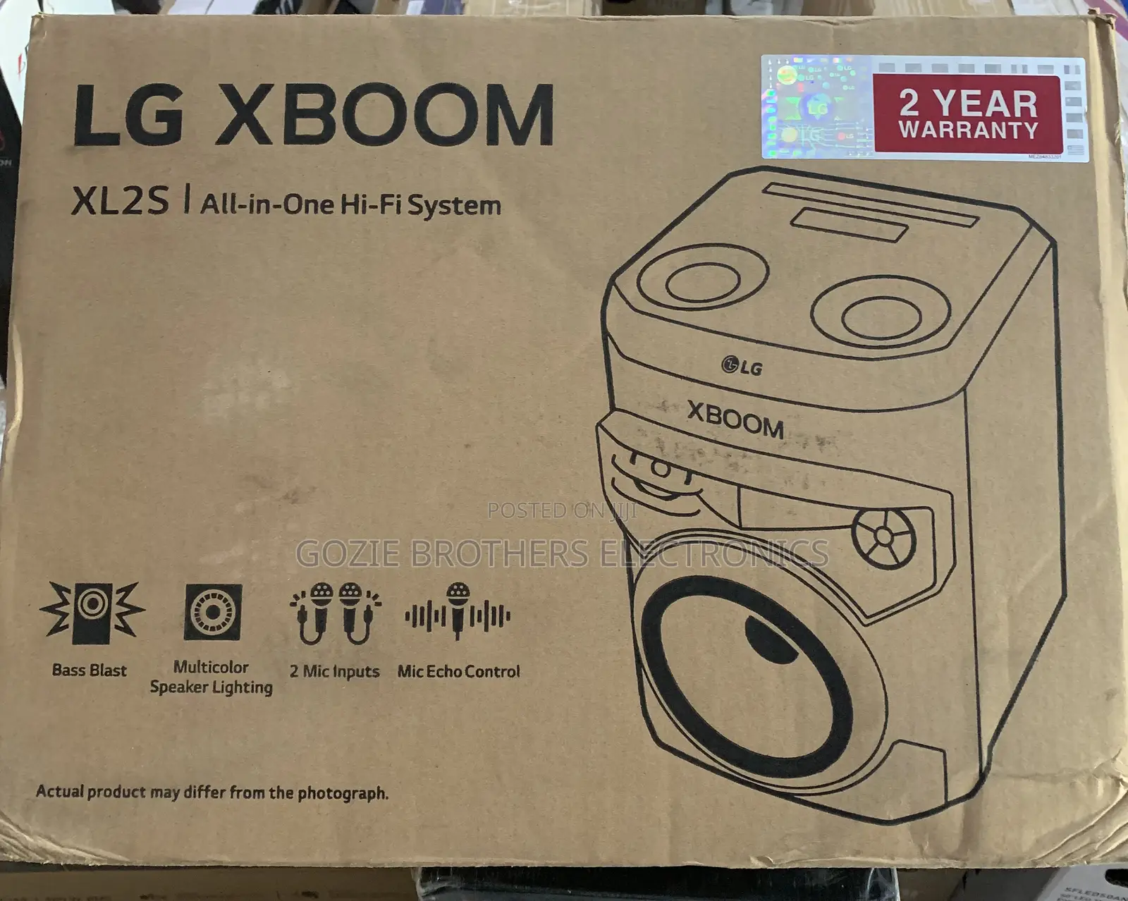 LG Xl2s Powerful Sound Bluetooth Home Theater With 2micports