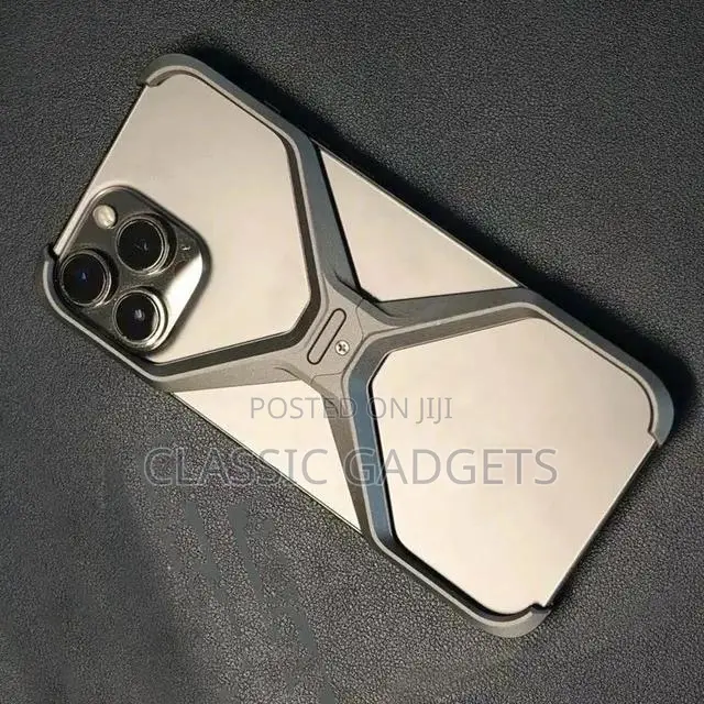 X Aluminum Alloy Rimless Phone Case For iPhone 16 Pro Max