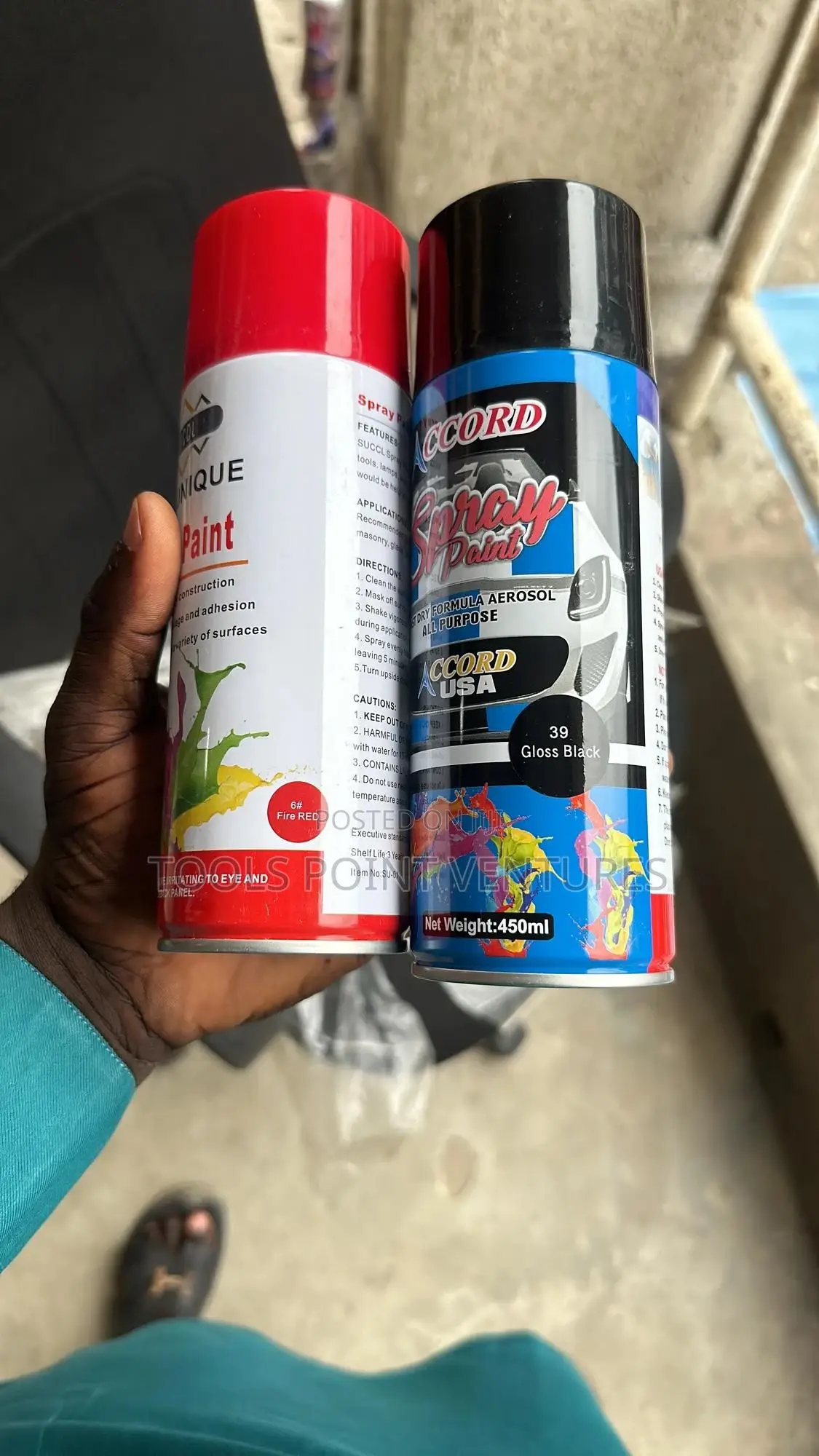 Abro Spray Paint Available in Different Colors