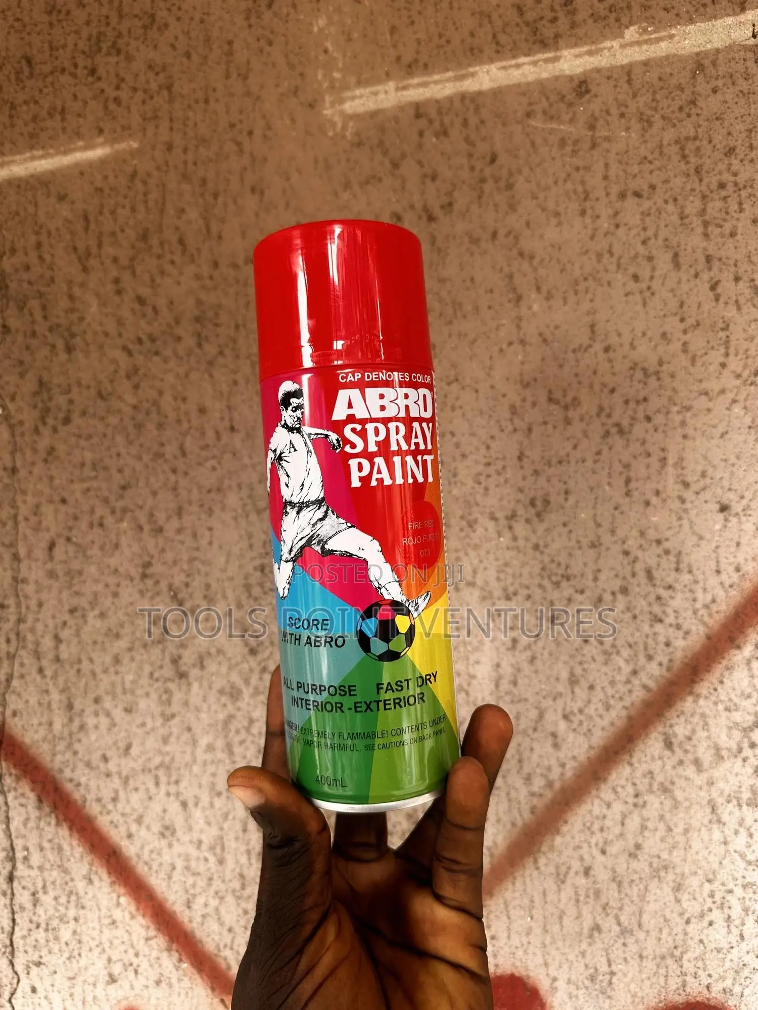 Abro Spray Paint Available in Different Colors