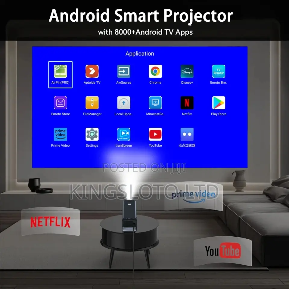 Smart Android Projector Hy320 With Netflix,Youtube and Other