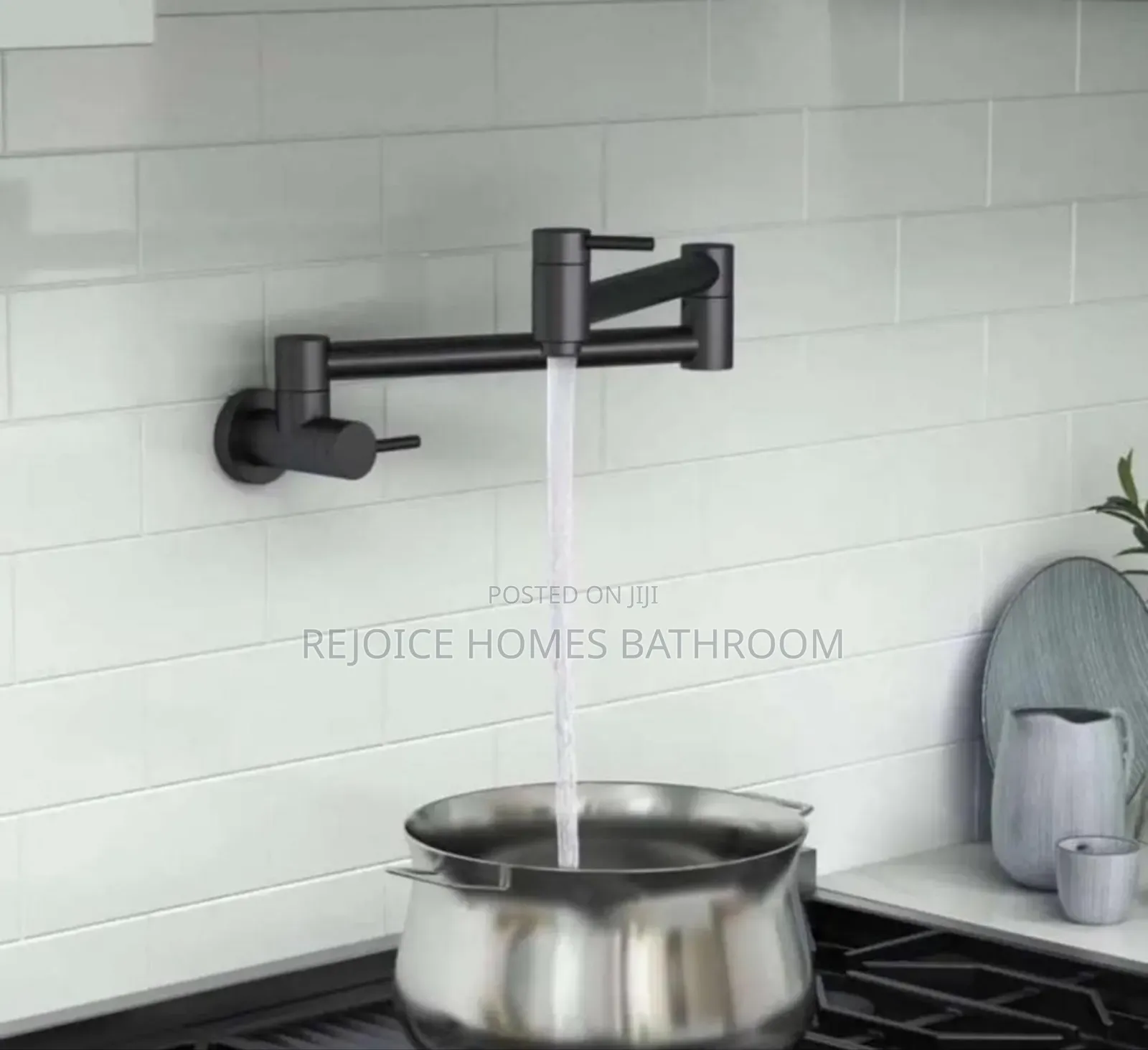 Quality Black Pot Filler Tap