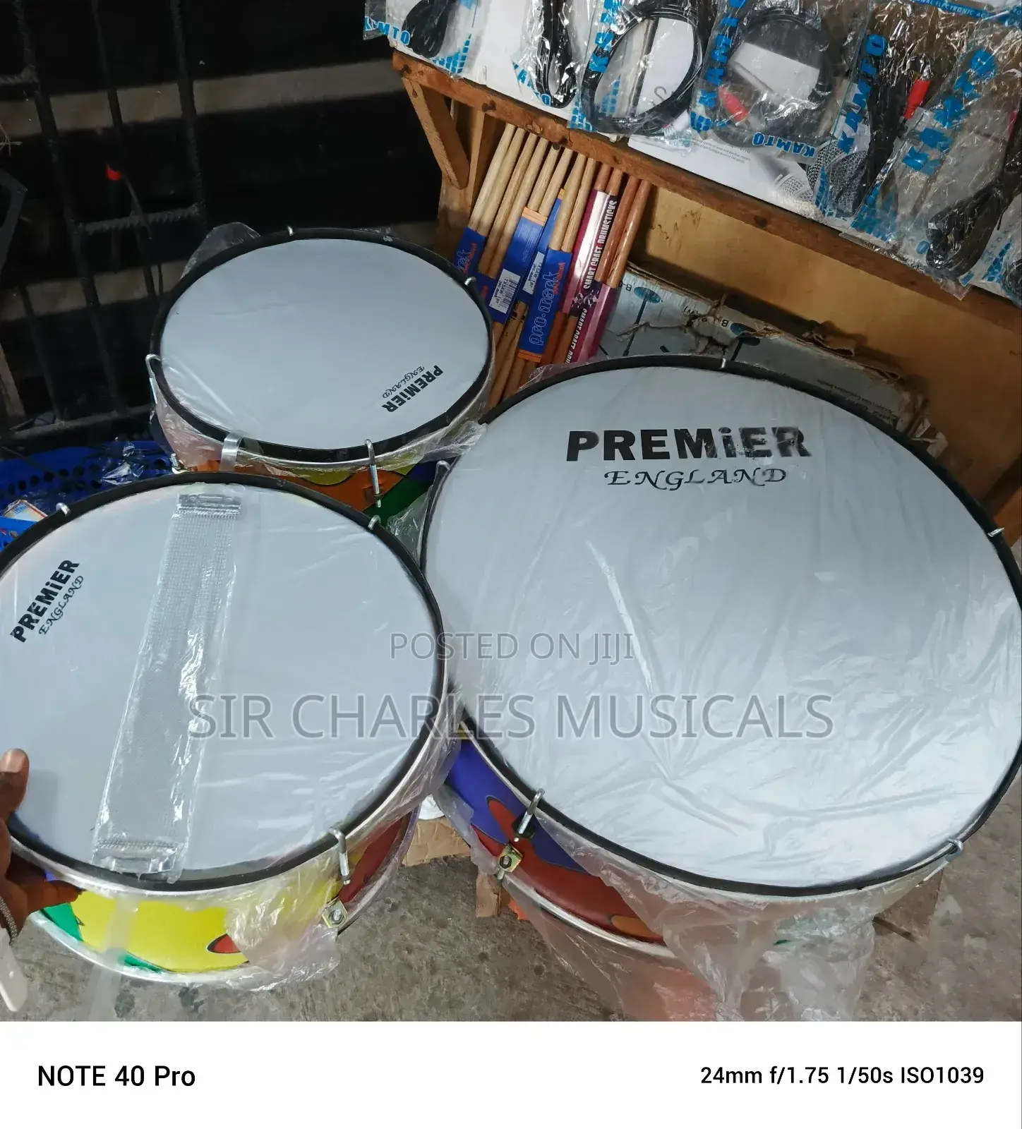 High Quality Premier Drum 3 Set