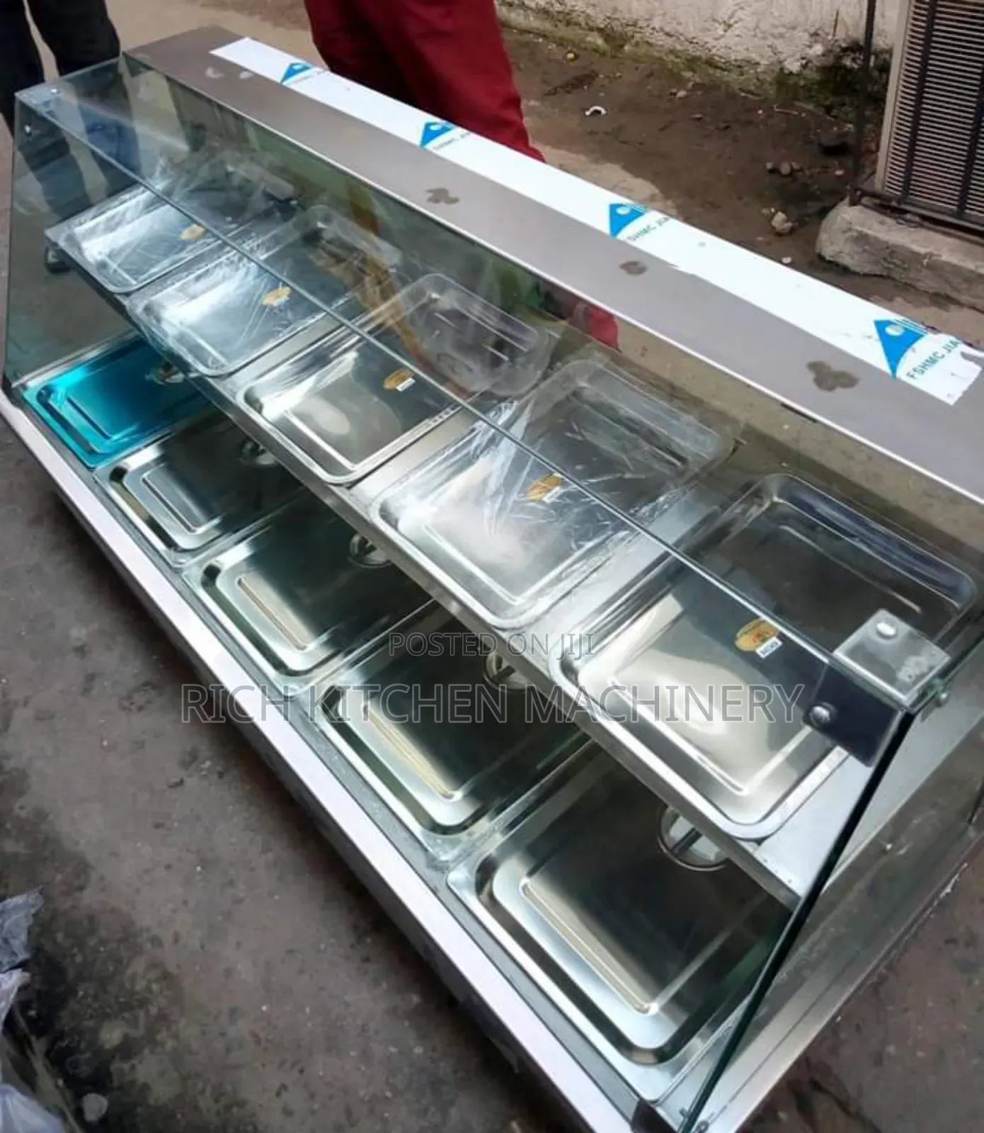 5 Plate Food Warmer Display (Fabricated)