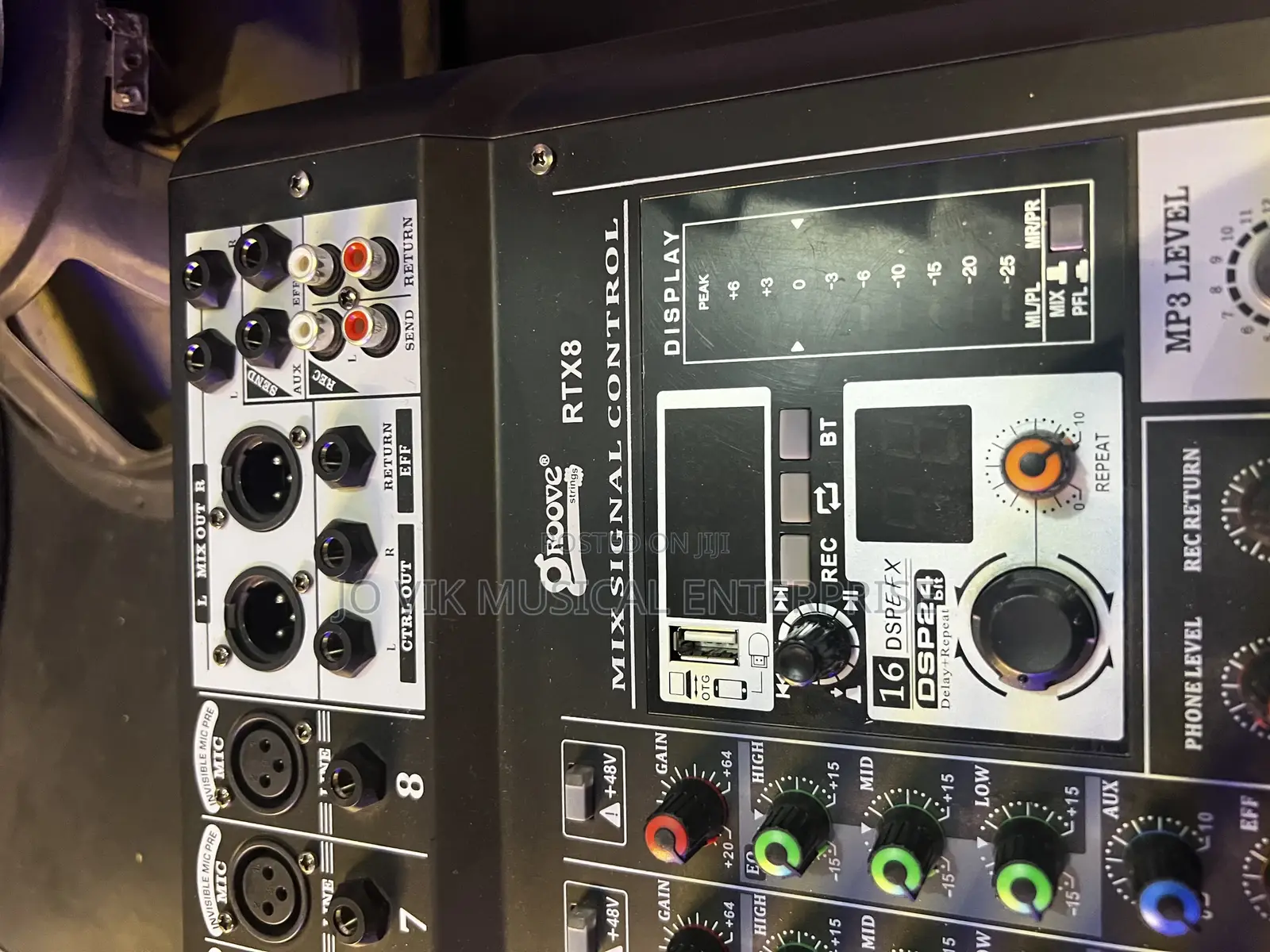 Mixer Qroove Strings Rtx8 Mix Signal Control