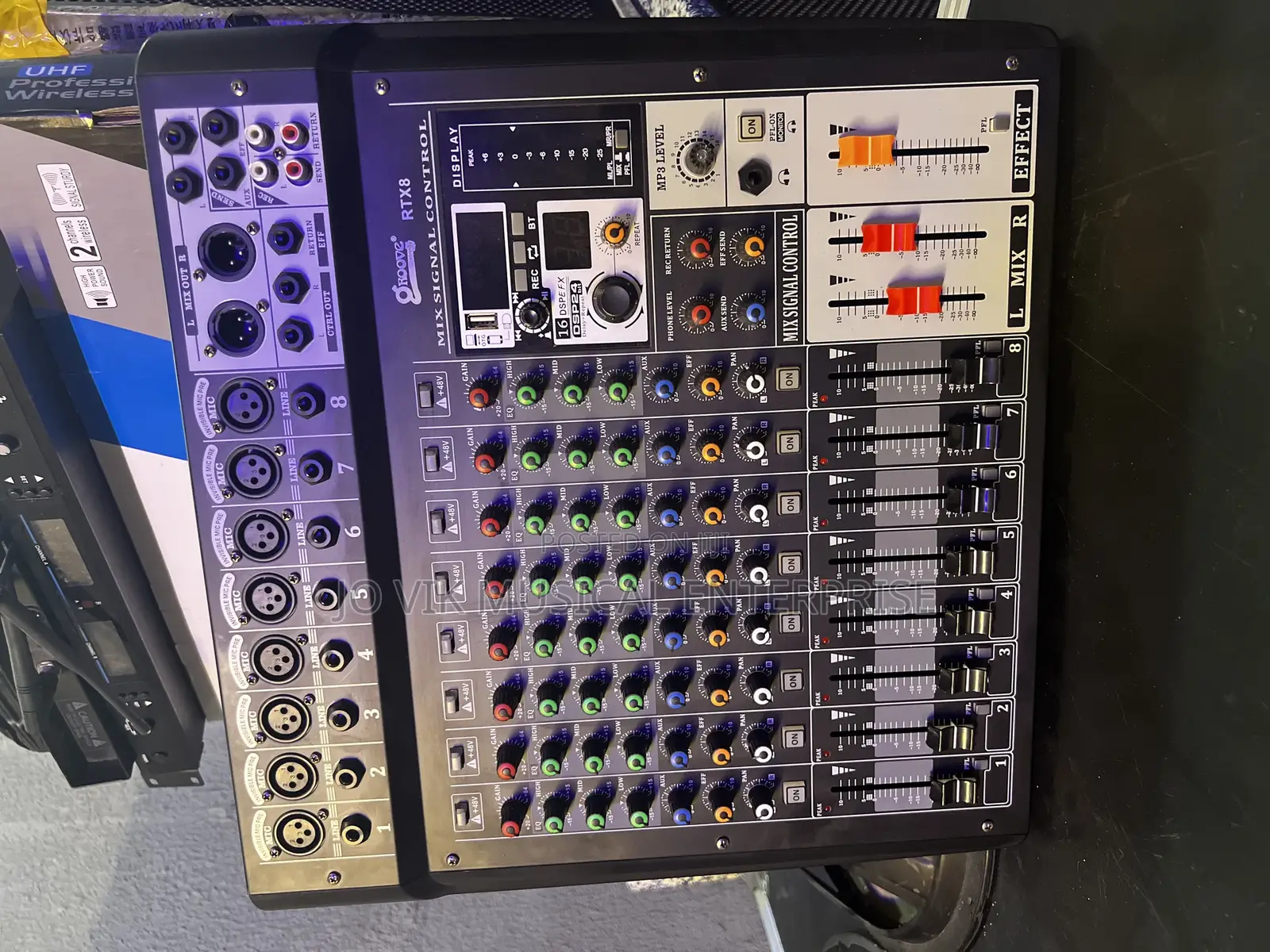 Mixer Qroove Strings Rtx8 Mix Signal Control