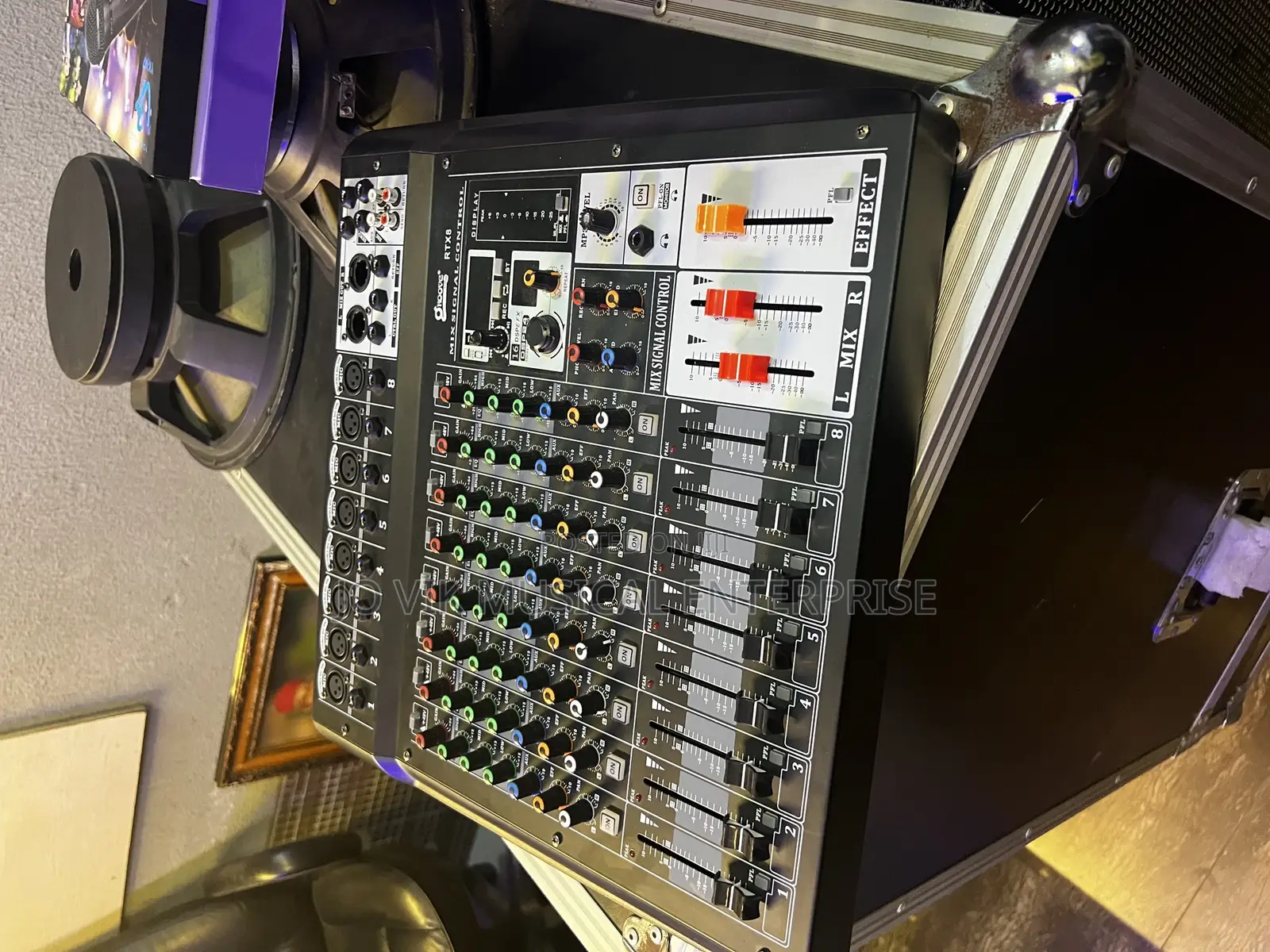 Mixer Qroove Strings Rtx8 Mix Signal Control