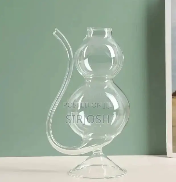 New Creative Bubble Glass Cup With Straw