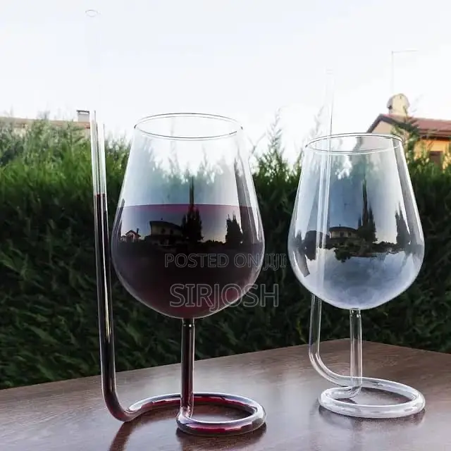Briller Juice and Wine Glass With Straw