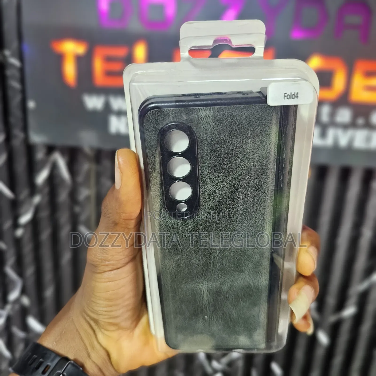 Samsung Z Fold 4 Leather Case