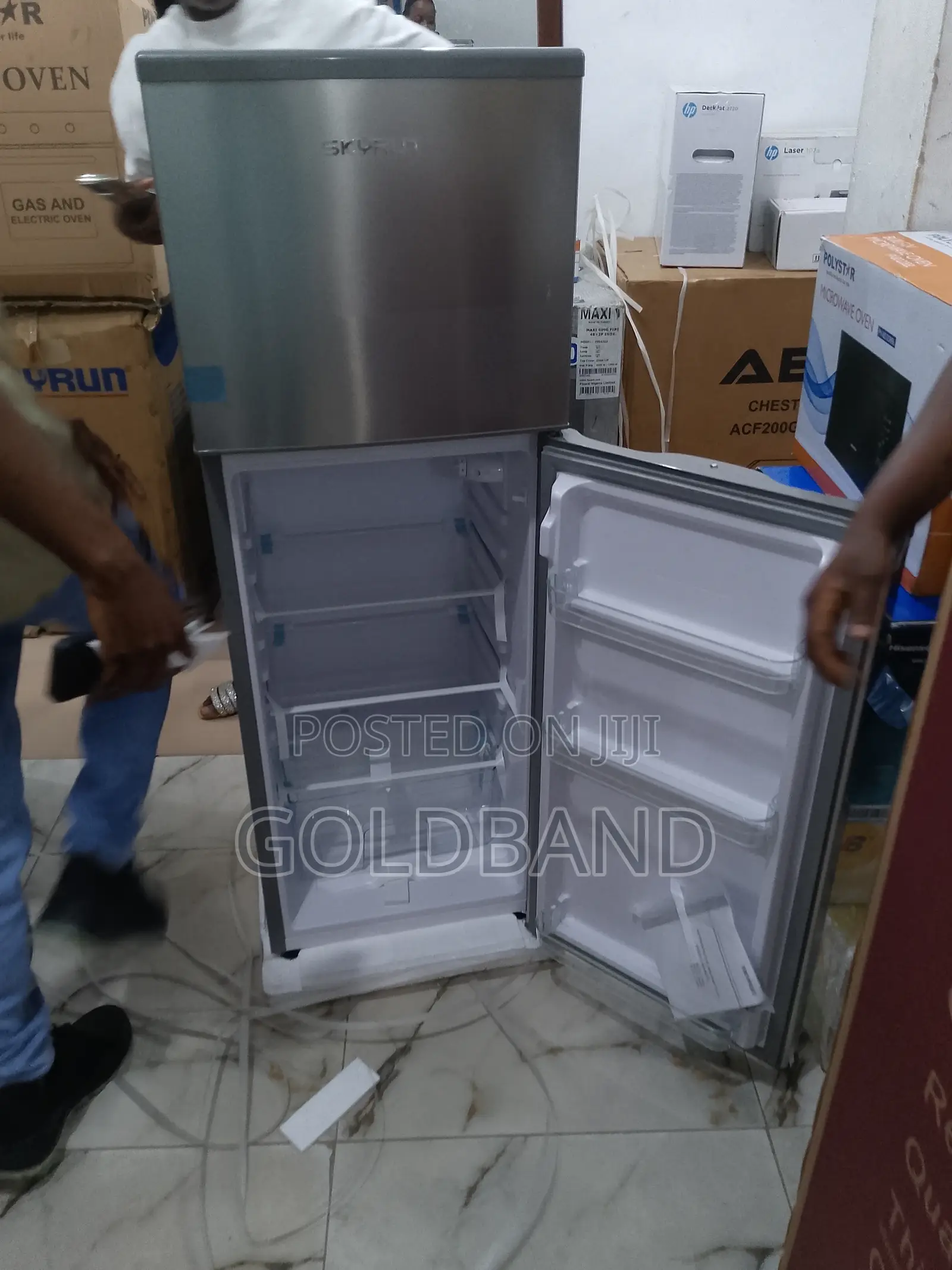 Fast Cooling Skyrun Double Door Refrigerator BCD-
