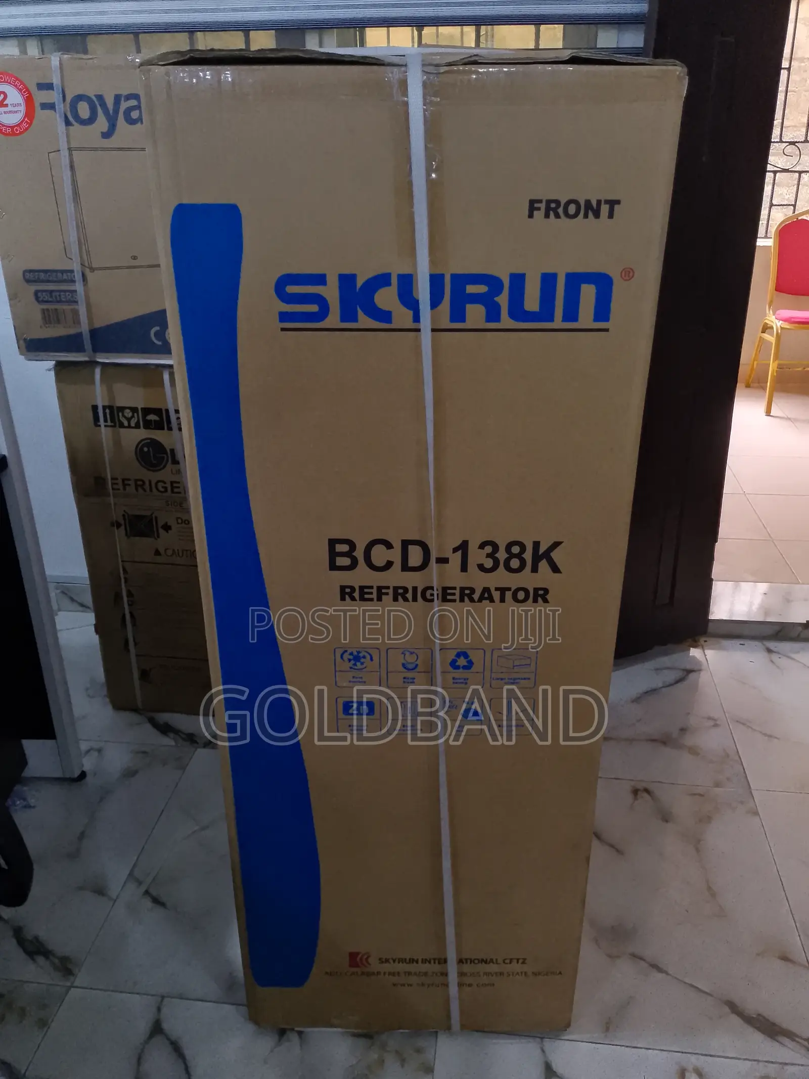 Functional Skyrun Double Door Refrigerator Bcd-138k