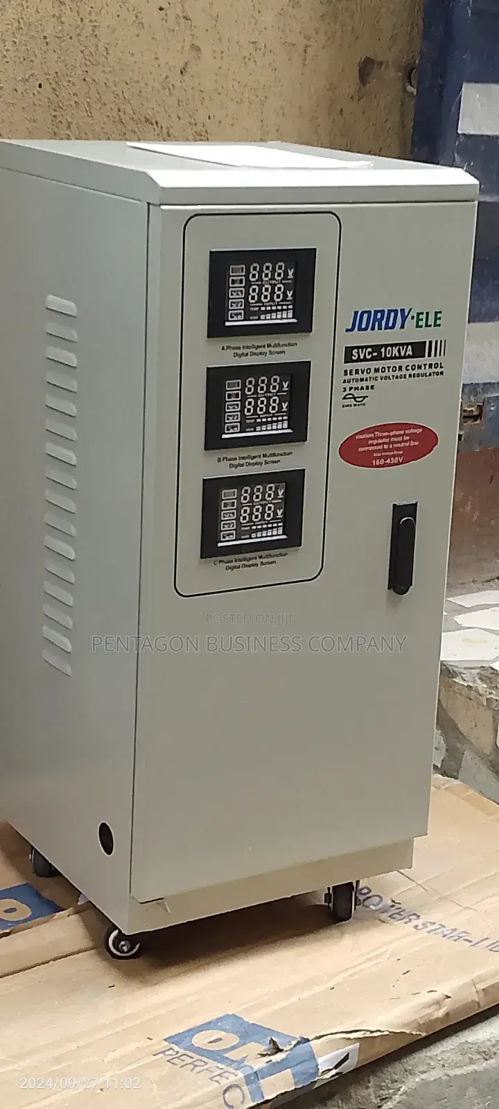 10kva 3phase Jordy-Ele Industrial Stabilizer