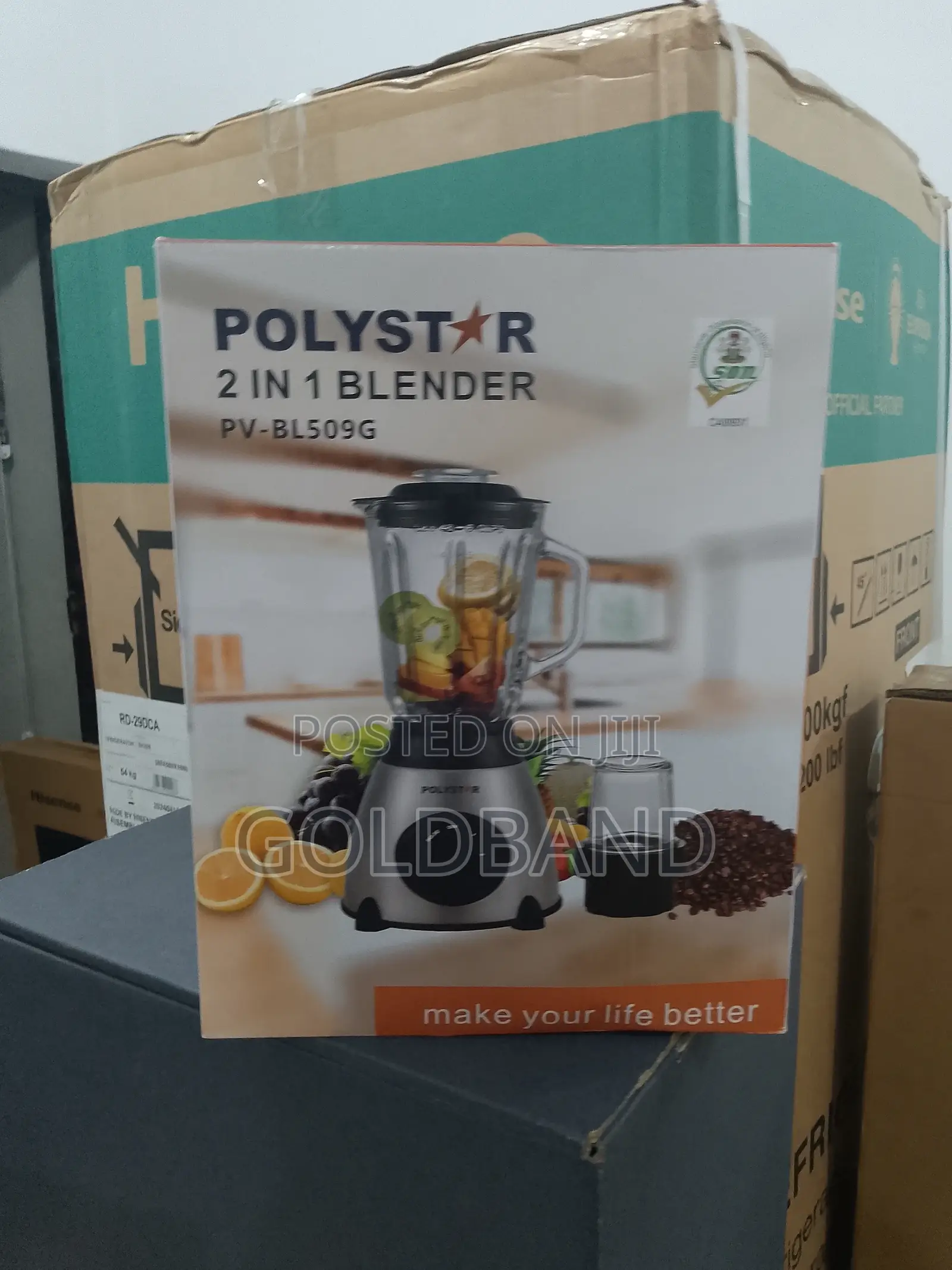 1.5L 2in1 Pv-Bl509g Polystar Electic Blender